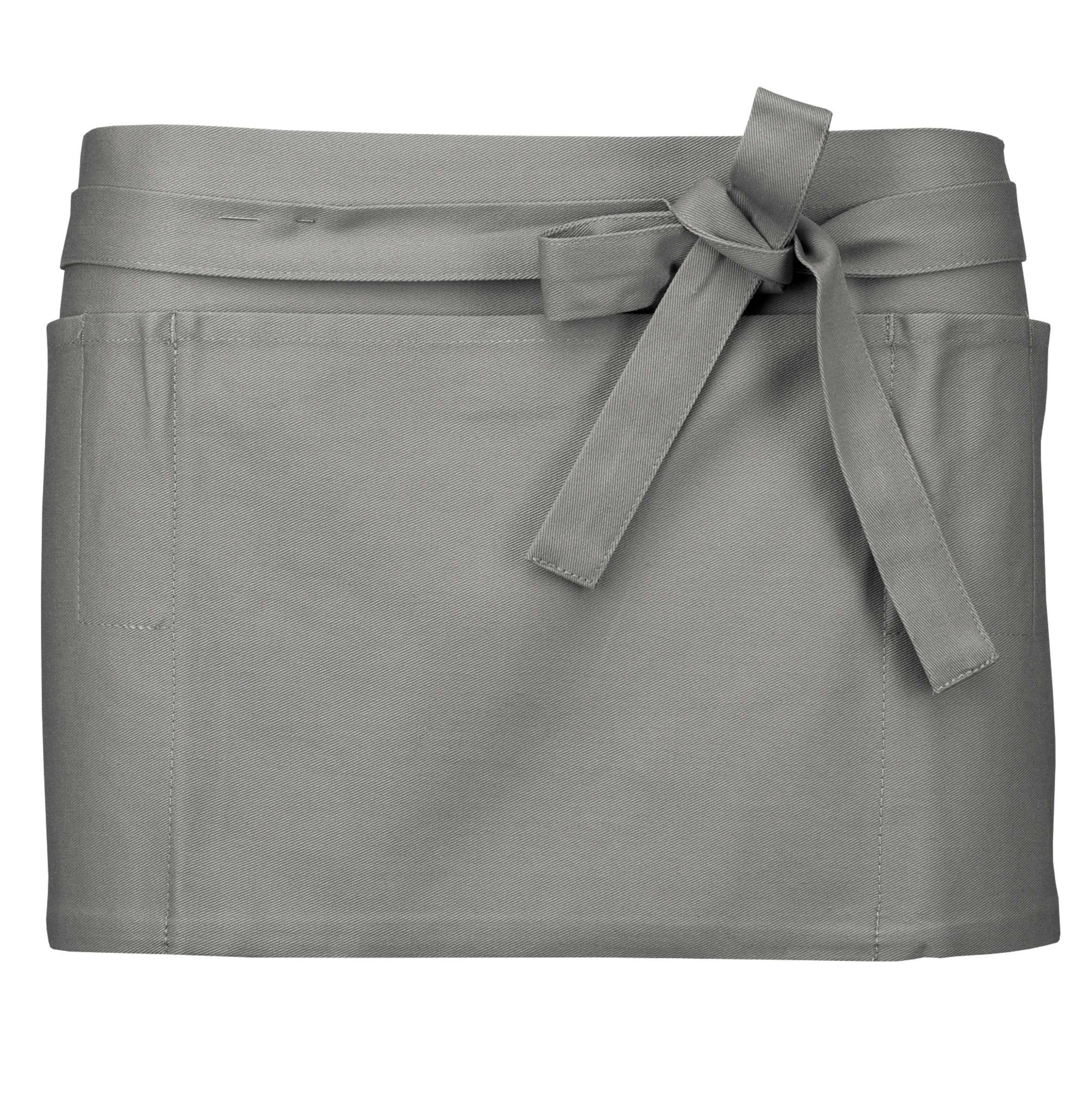 Delantal corto algodón Light Grey