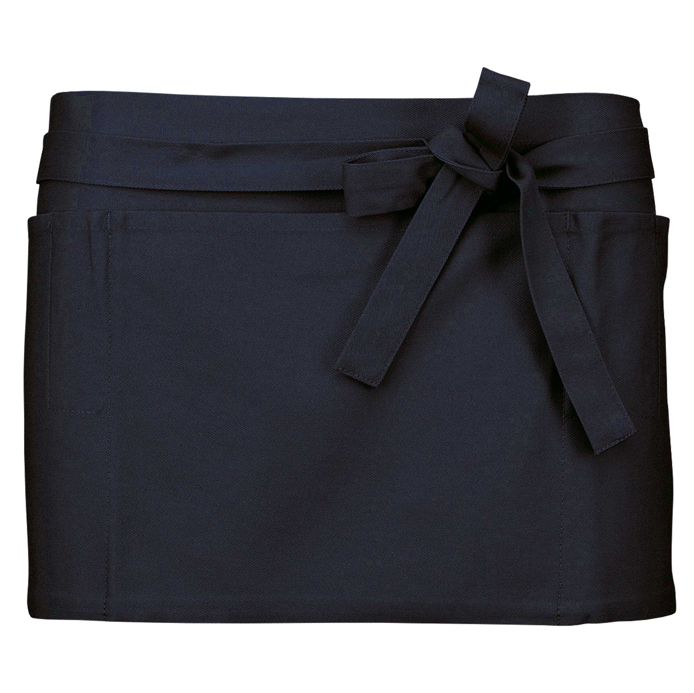 Delantal corto algodón Navy