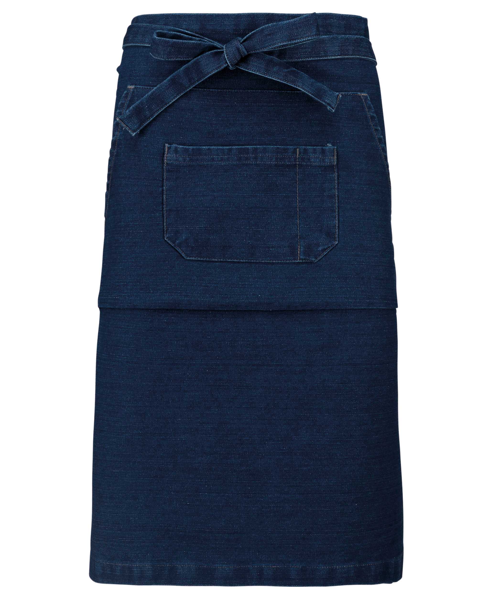 Delantal bodeguero largo de barman Denim