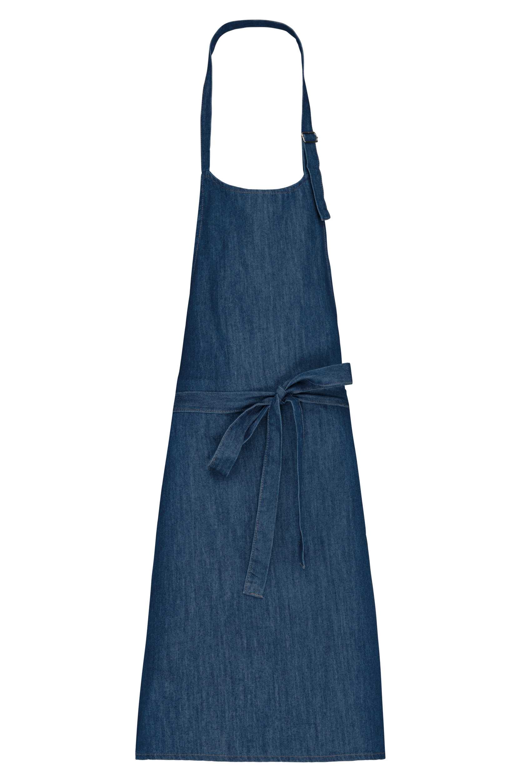 Delantal algodón sin bolsillos Denim