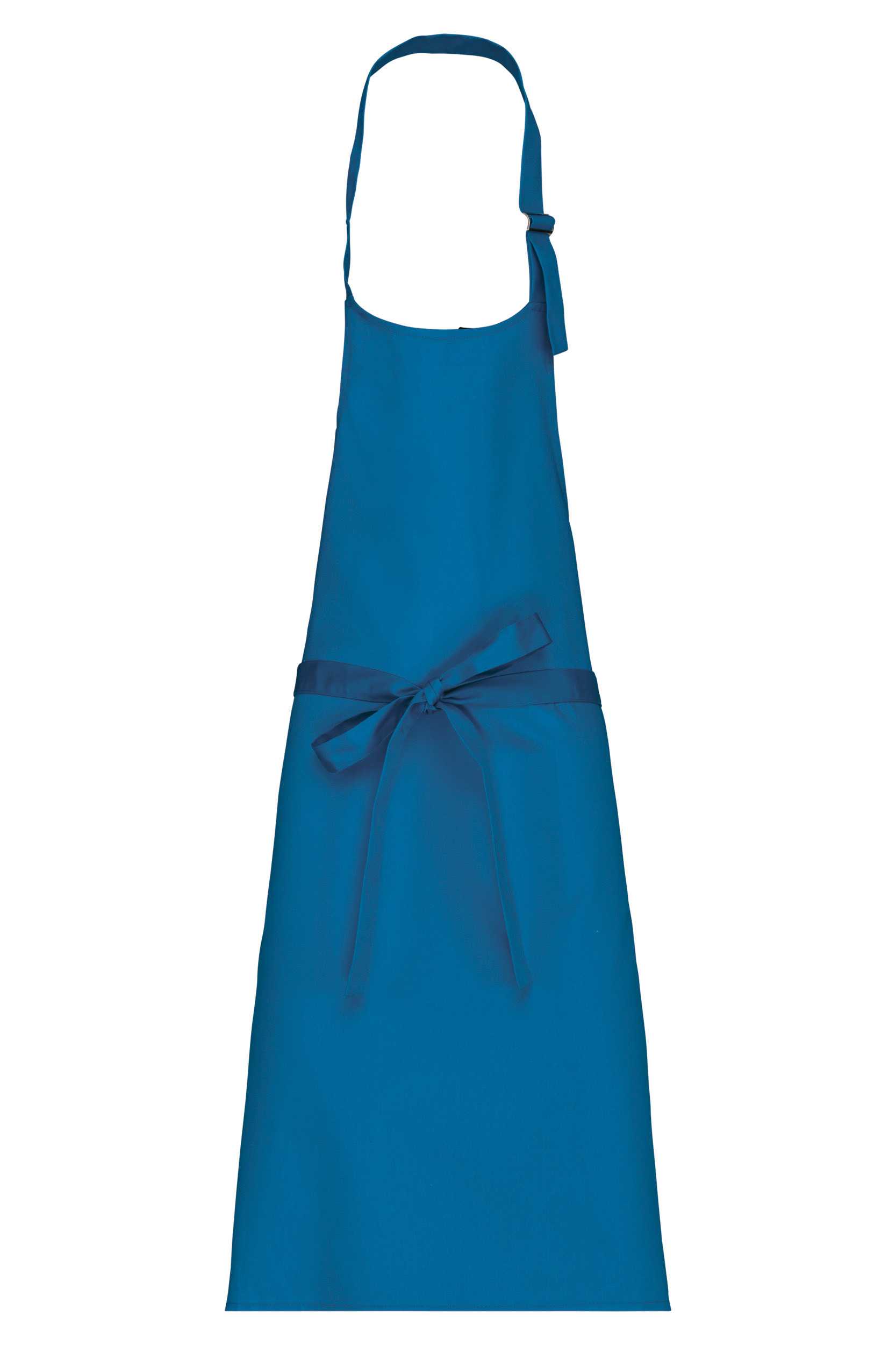 Delantal algodón sin bolsillos Tropical Blue