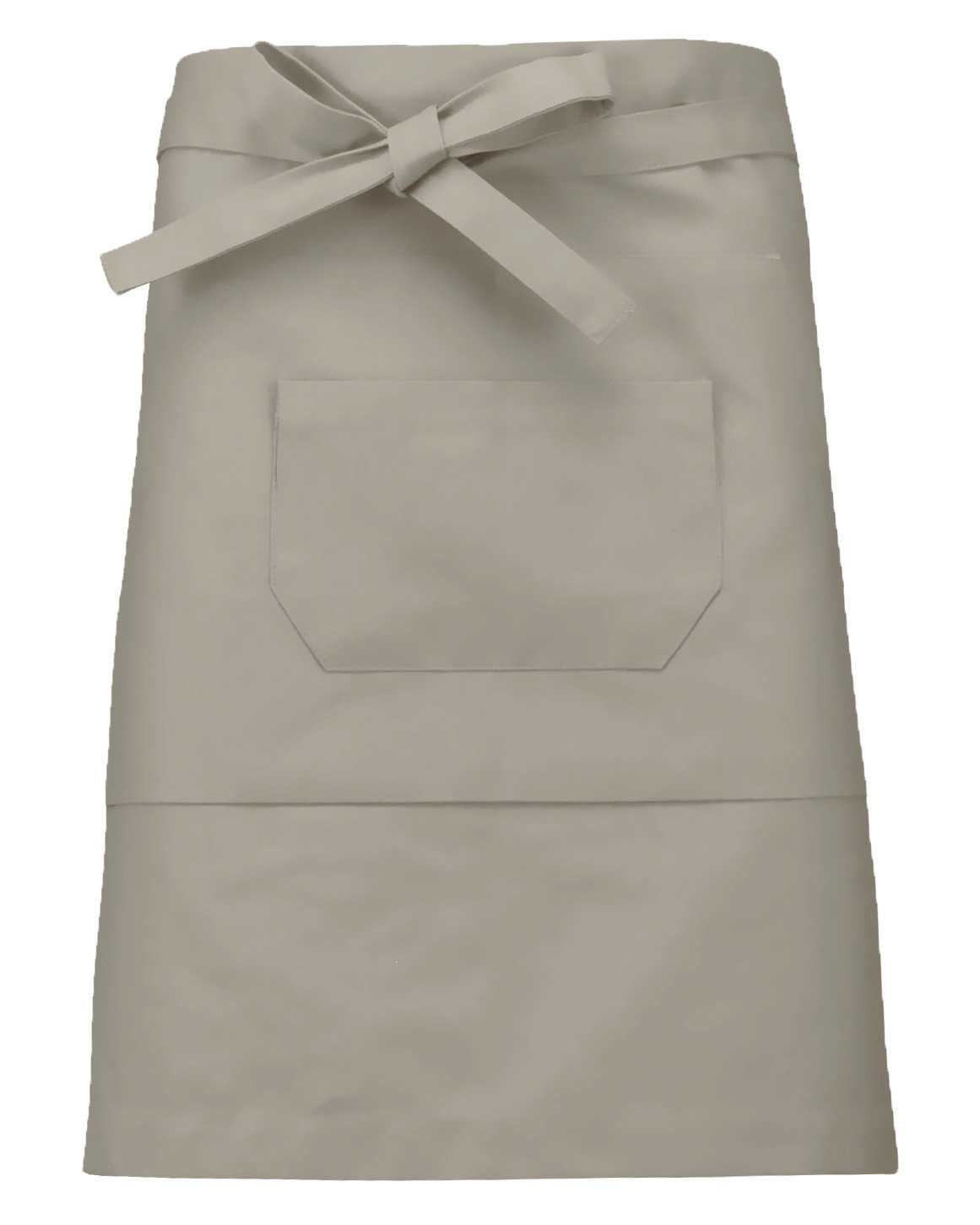 Delantal mediano algodón Beige