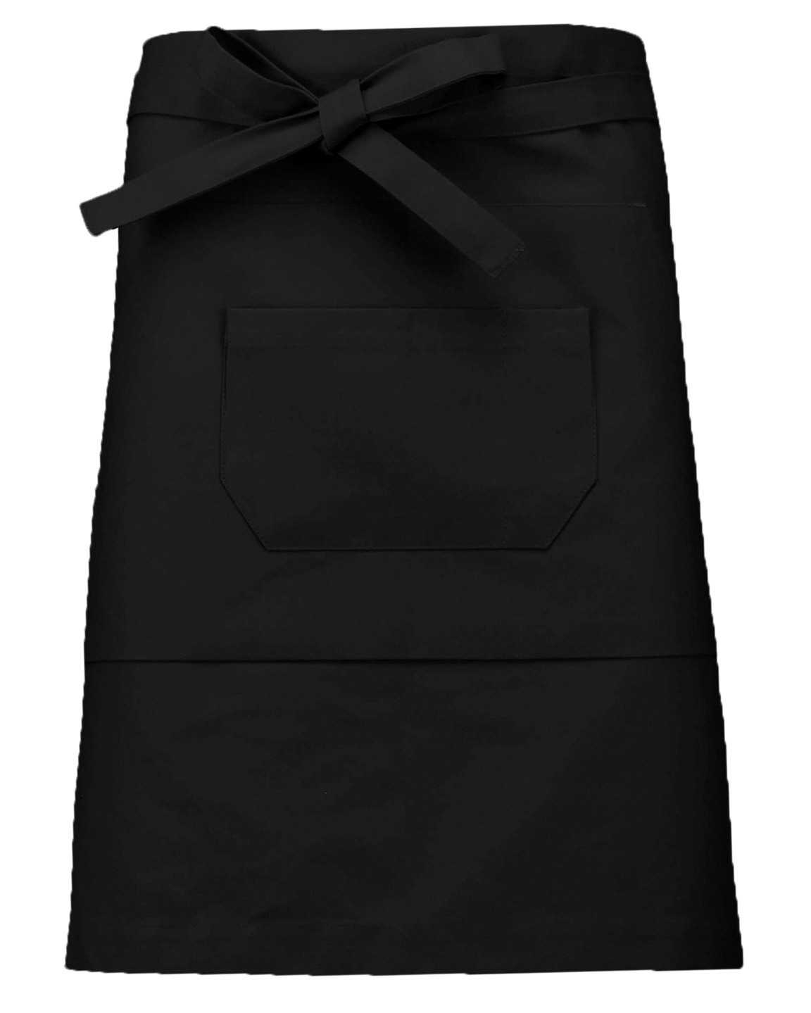 Delantal mediano algodón Black