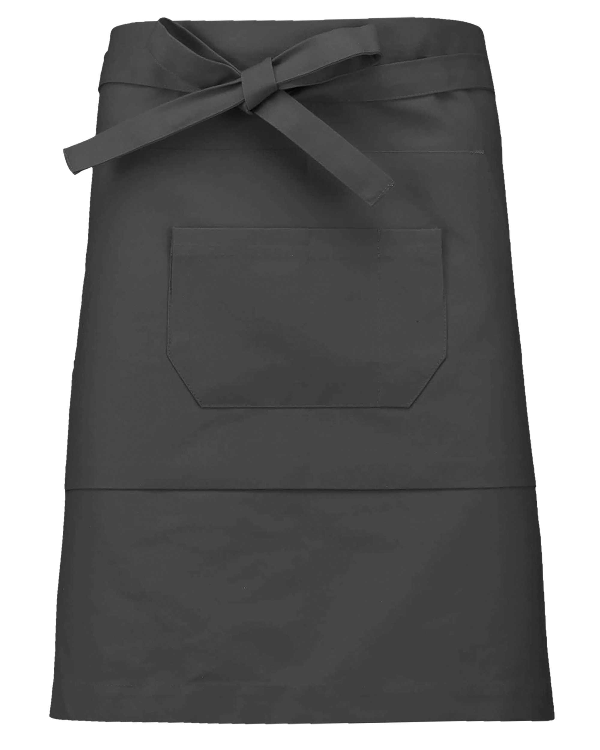 Delantal mediano algodón Dark Grey