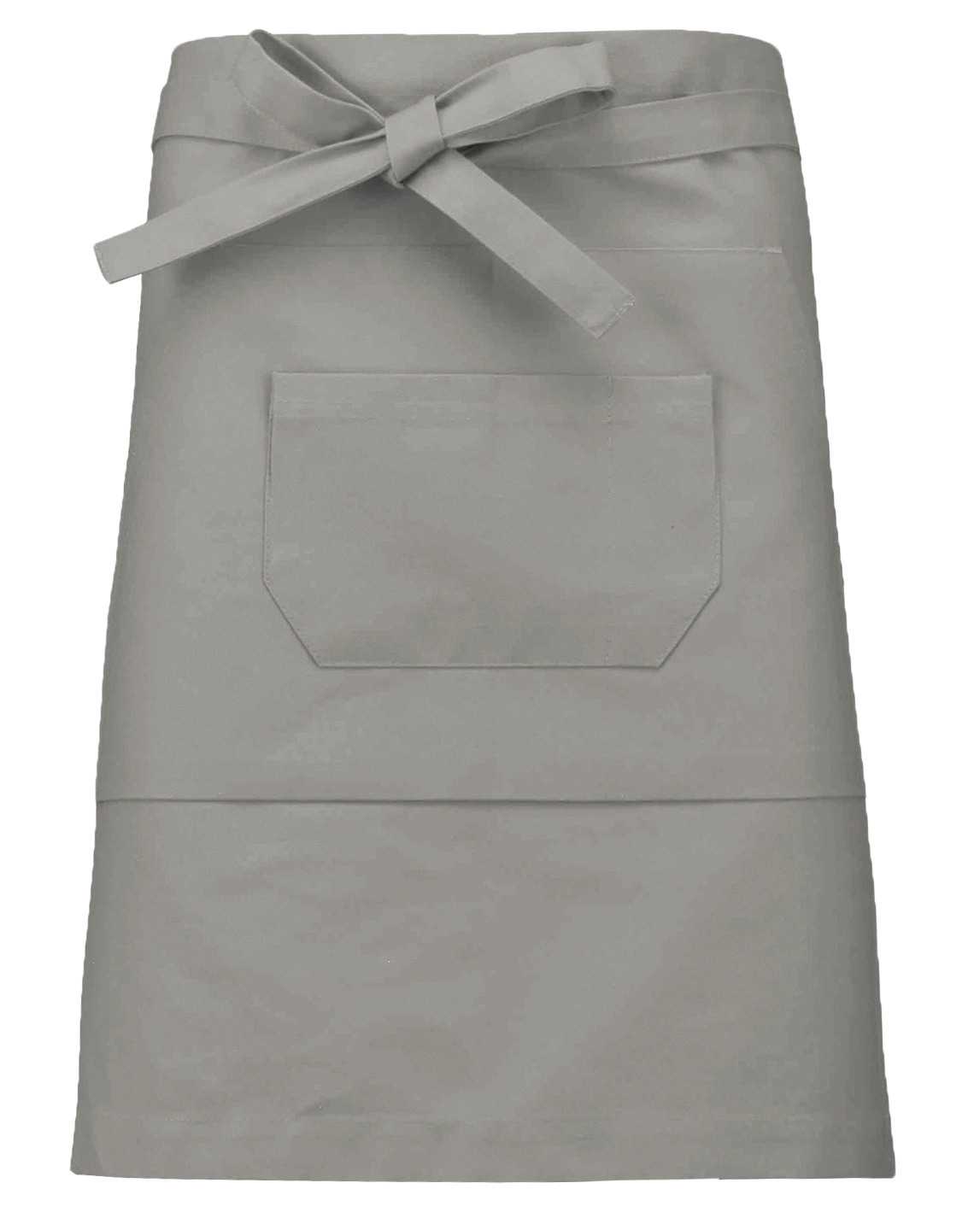 Delantal mediano algodón Light Grey