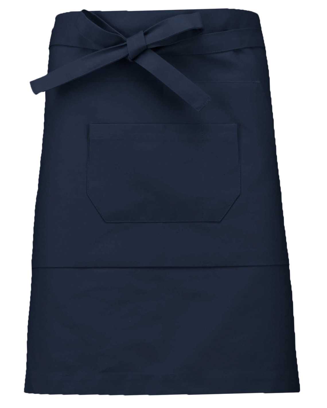 Delantal mediano algodón Navy