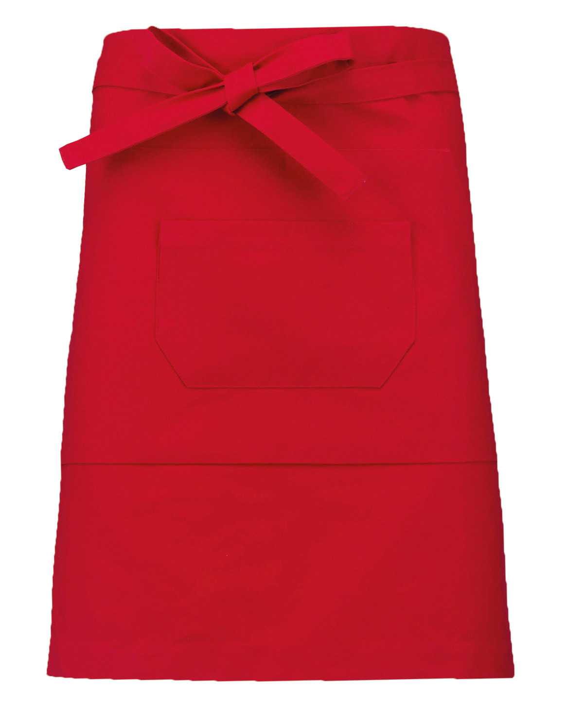 Delantal mediano algodón Red