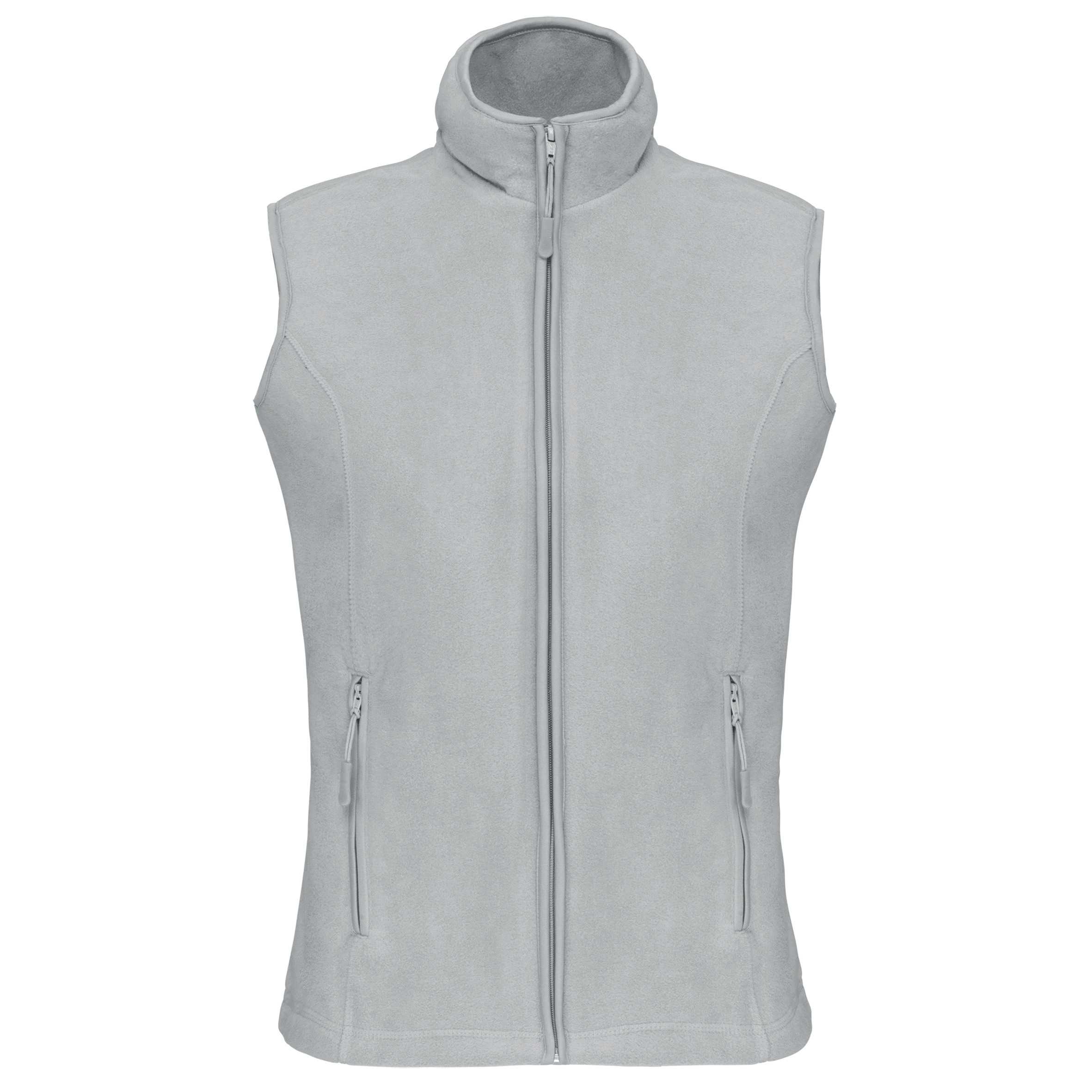 Chaleco micropolar mujer Snow Grey