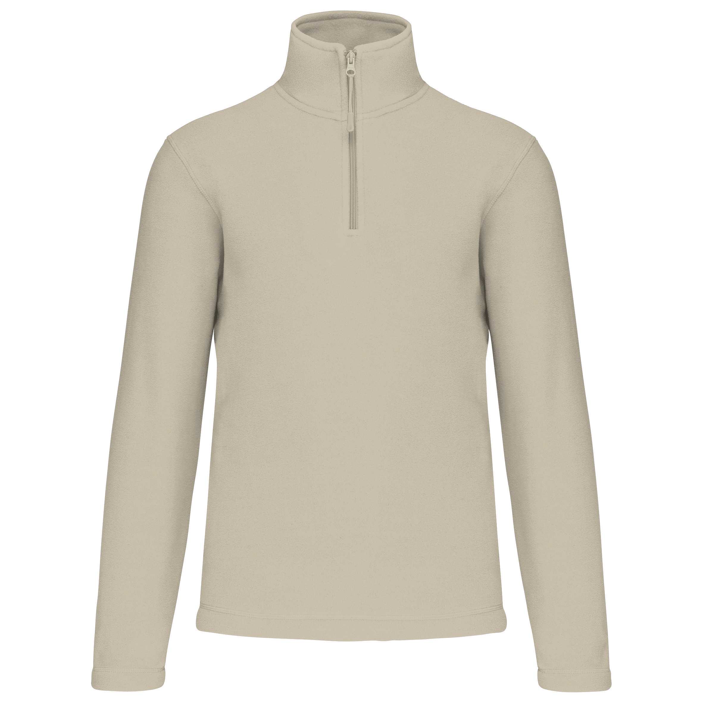 ENZO - Micropolar 1/4 Cremallera Beige
