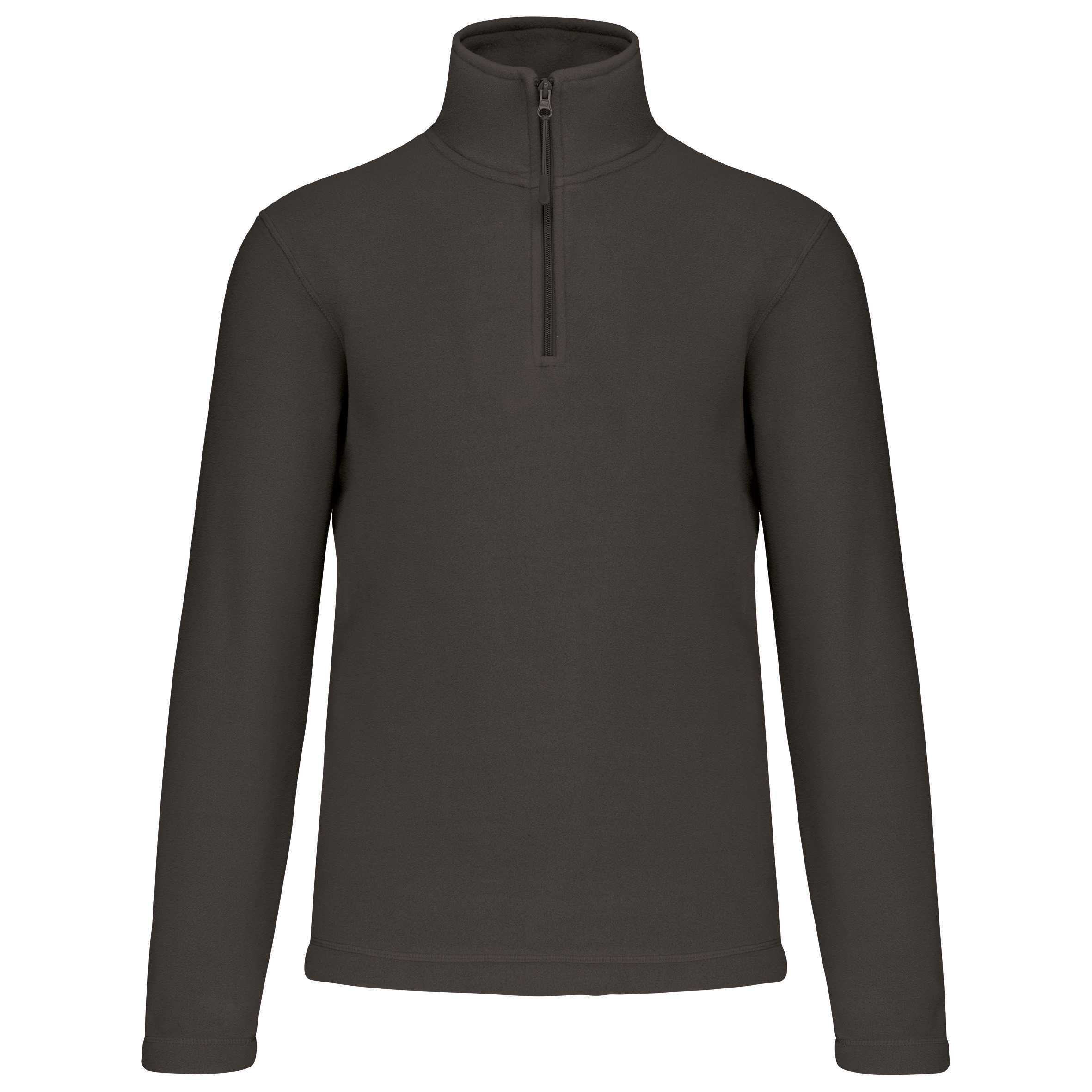 ENZO - Micropolar 1/4 Cremallera Dark Grey