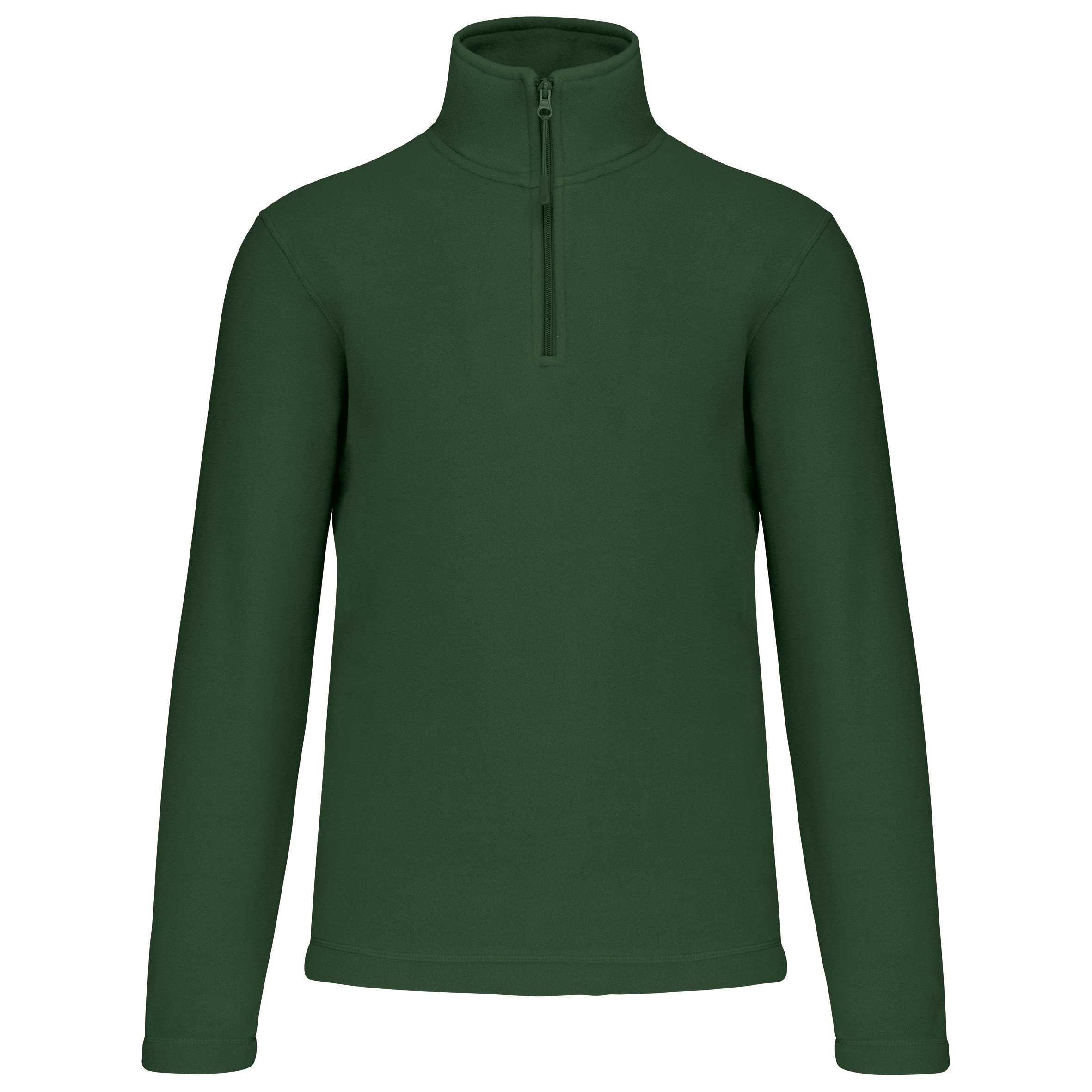 ENZO - Micropolar 1/4 Cremallera Forest Green