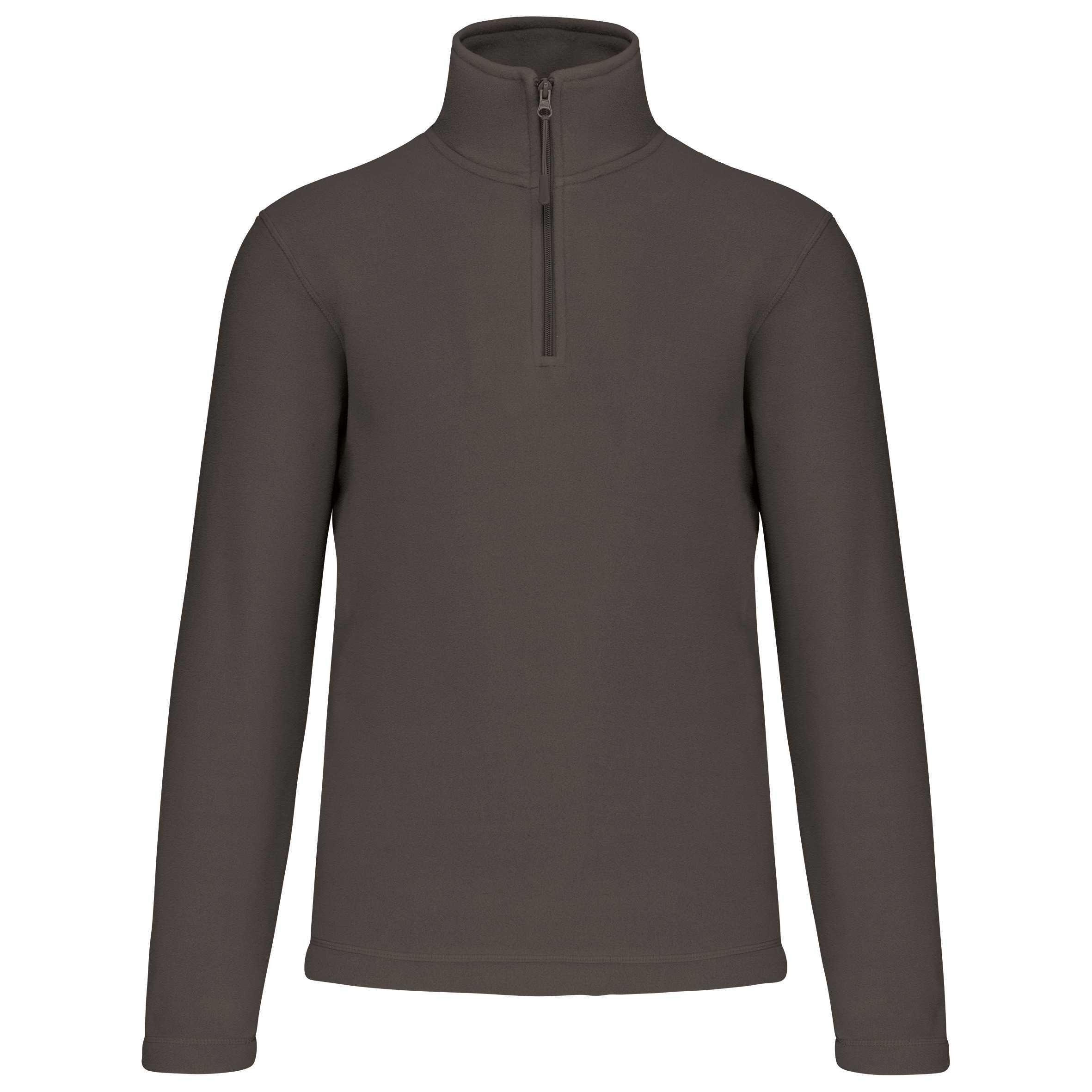 ENZO - Micropolar 1/4 Cremallera Green Olive