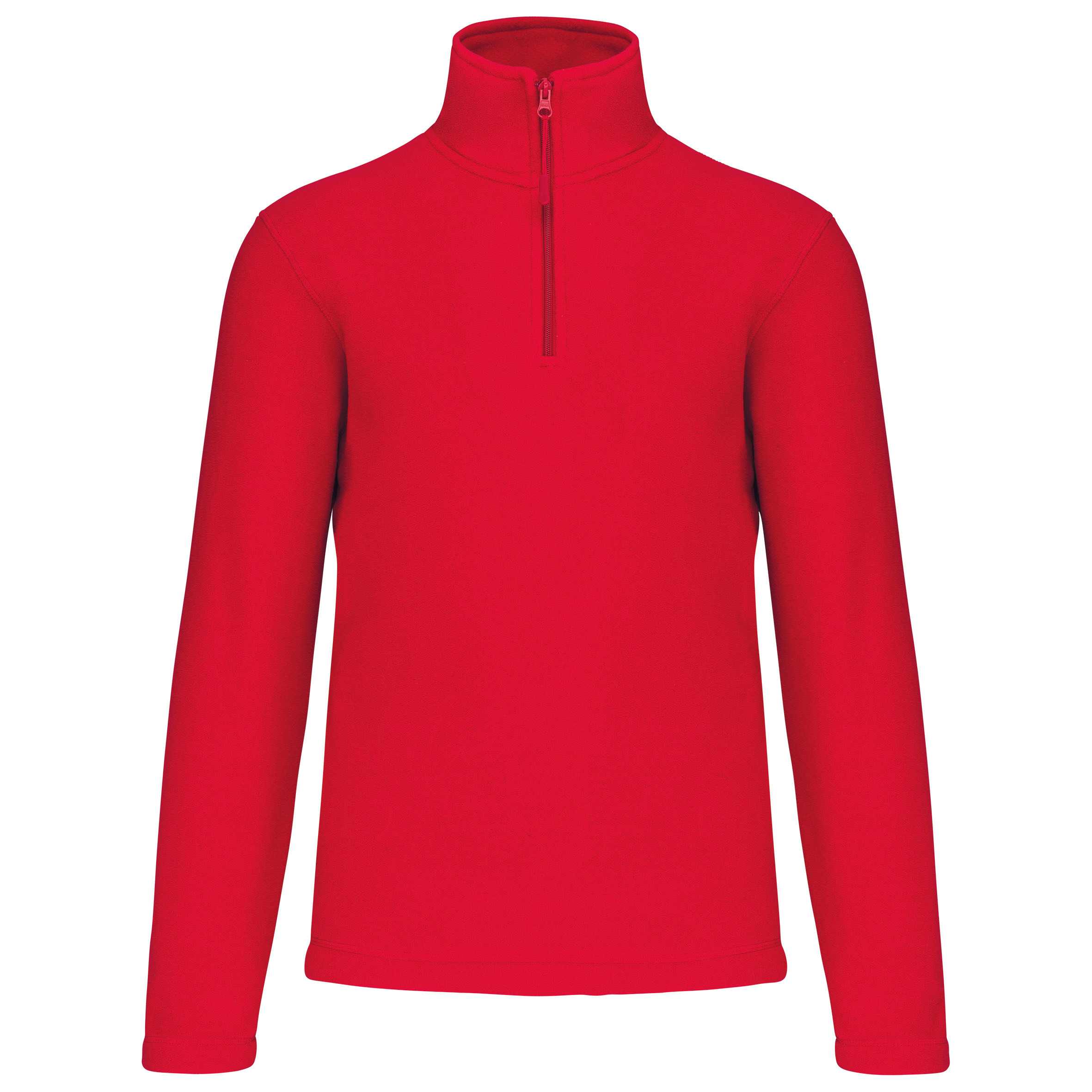 ENZO - Micropolar 1/4 Cremallera Red