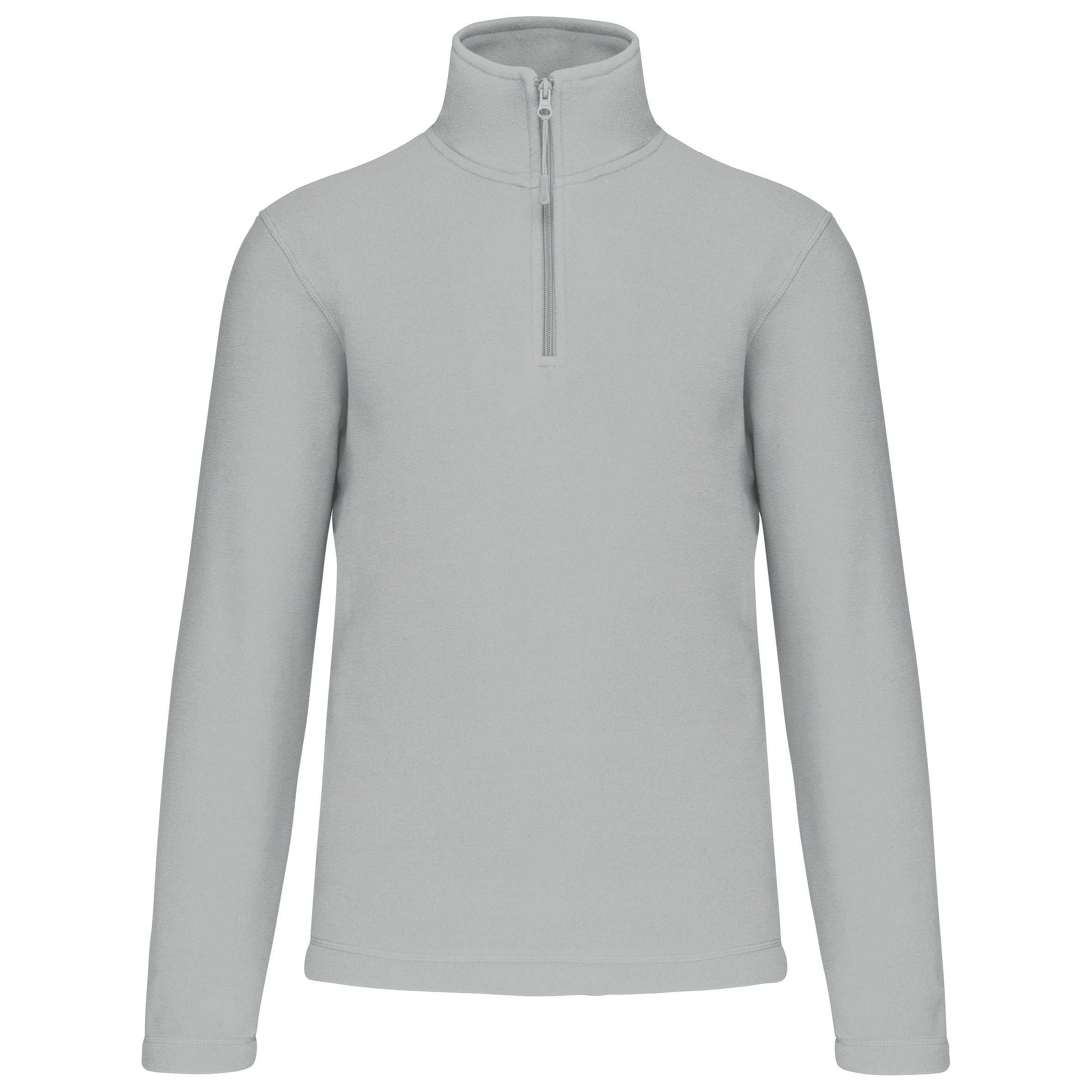 ENZO - Micropolar 1/4 Cremallera Snow Grey