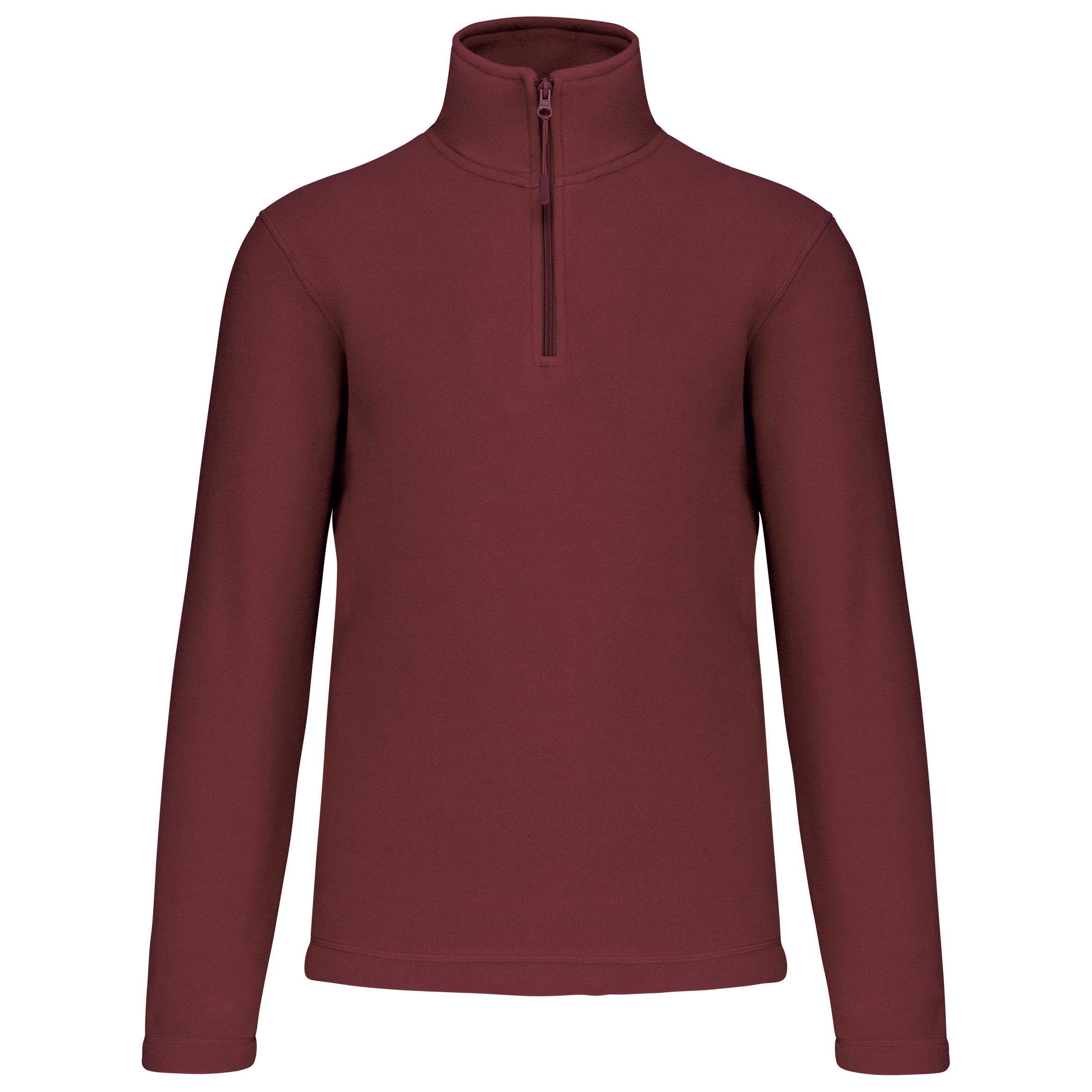 ENZO - Micropolar 1/4 Cremallera Wine