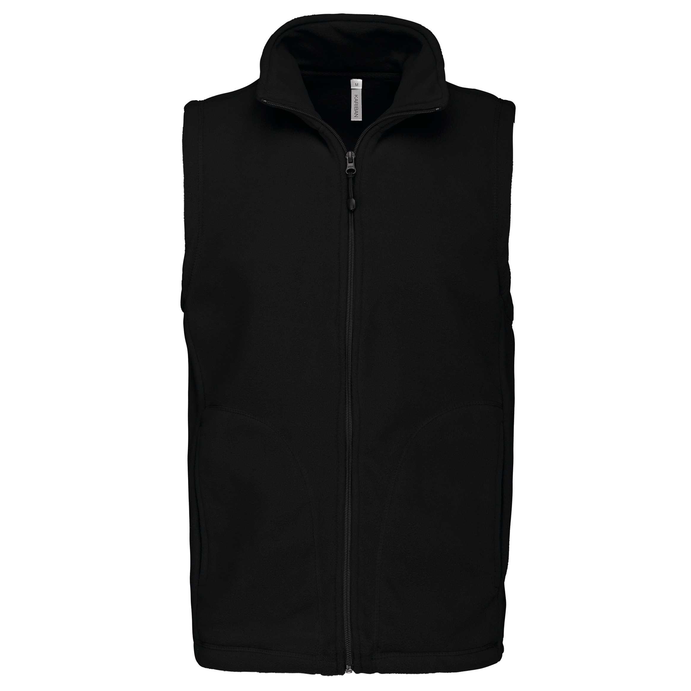 Chaleco micropolar hombre Black