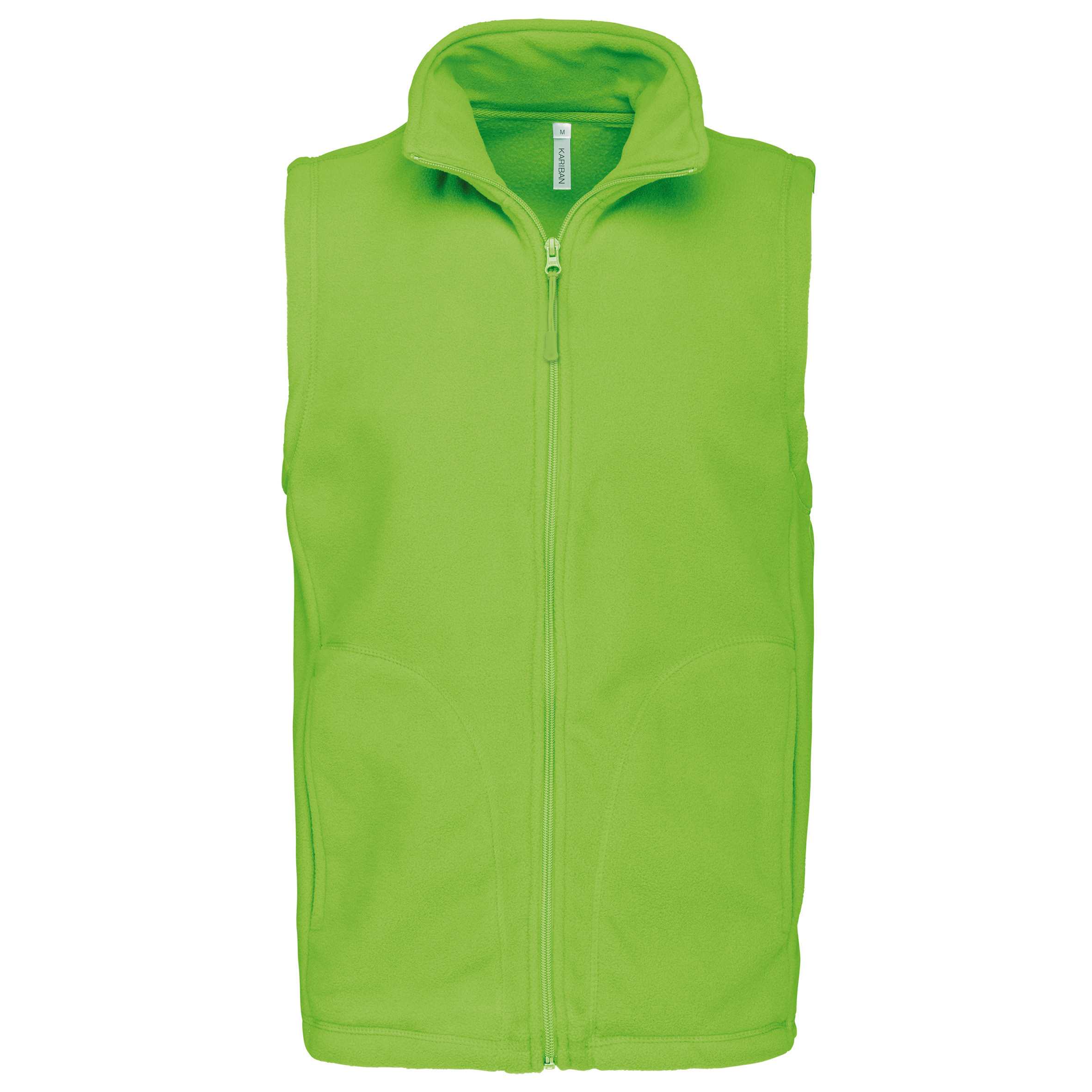 Chaleco micropolar hombre Lime