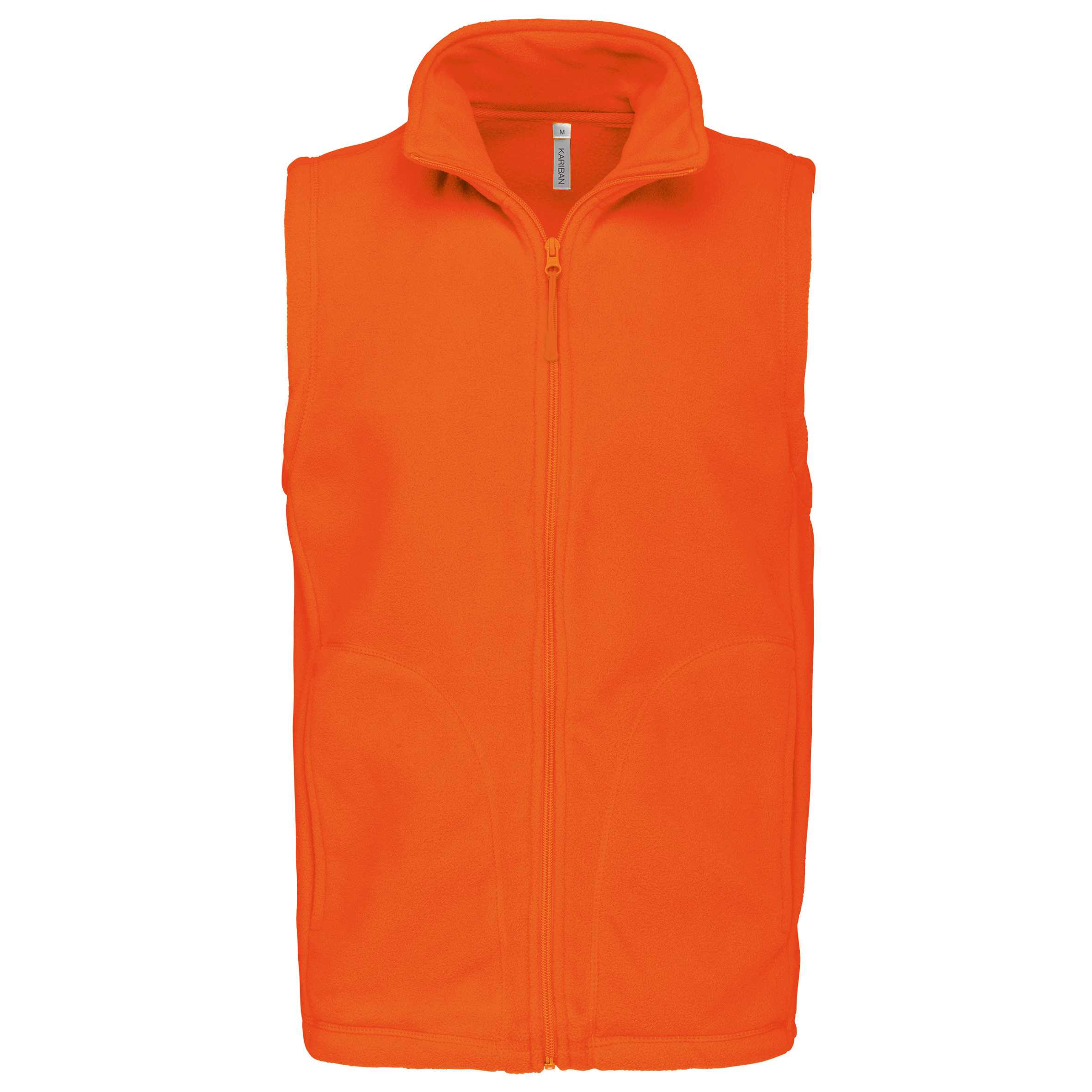 Chaleco micropolar hombre Orange