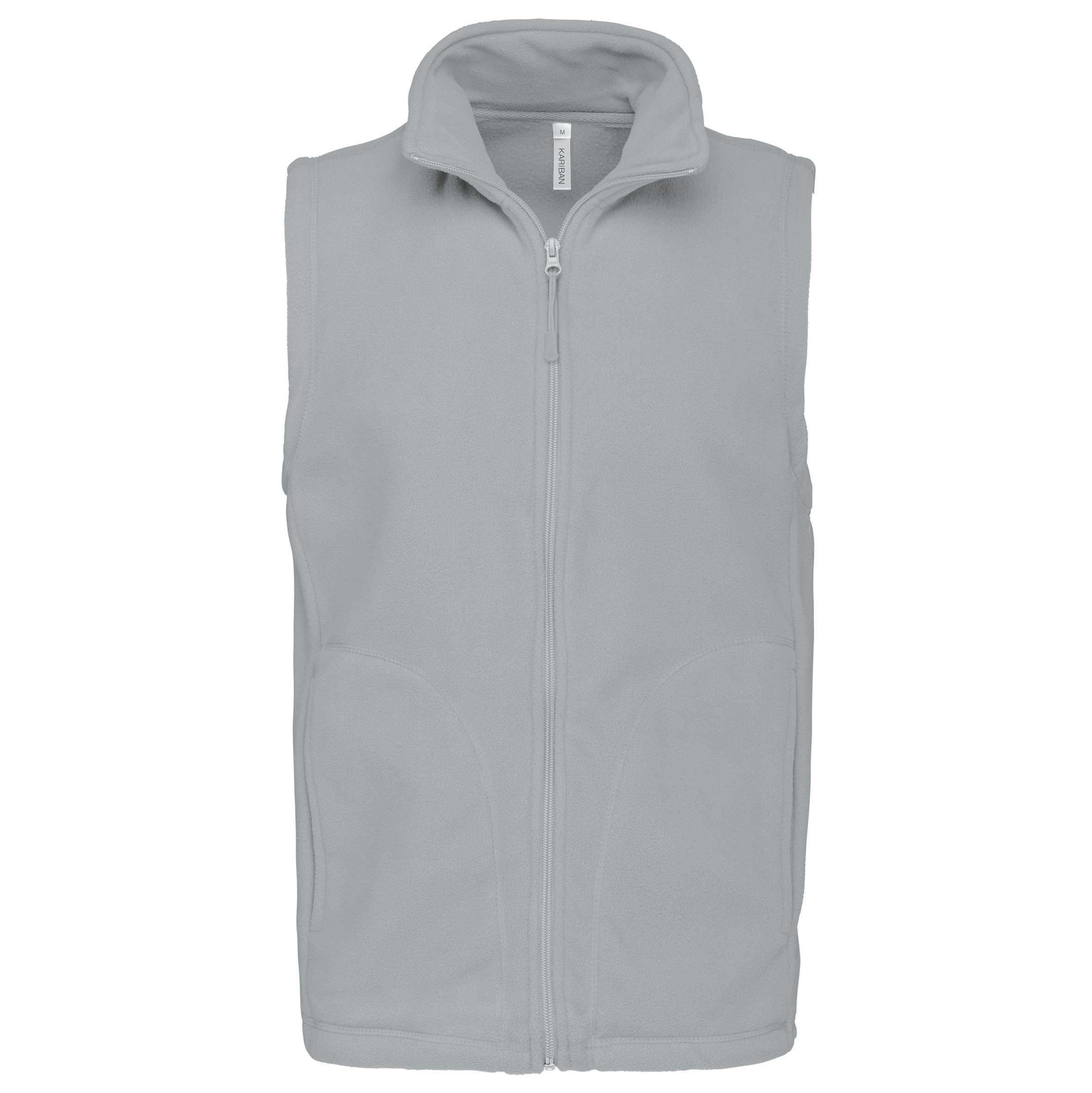 Chaleco micropolar hombre Snow Grey