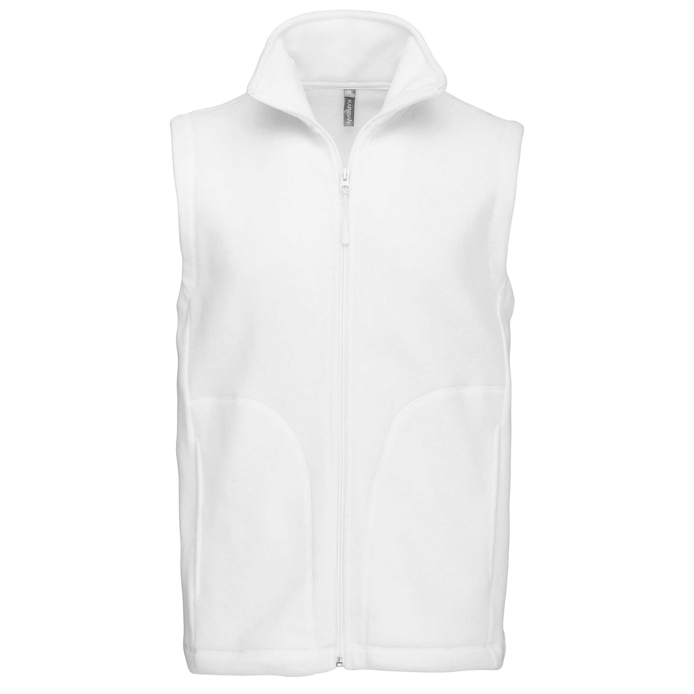 Chaleco micropolar hombre White
