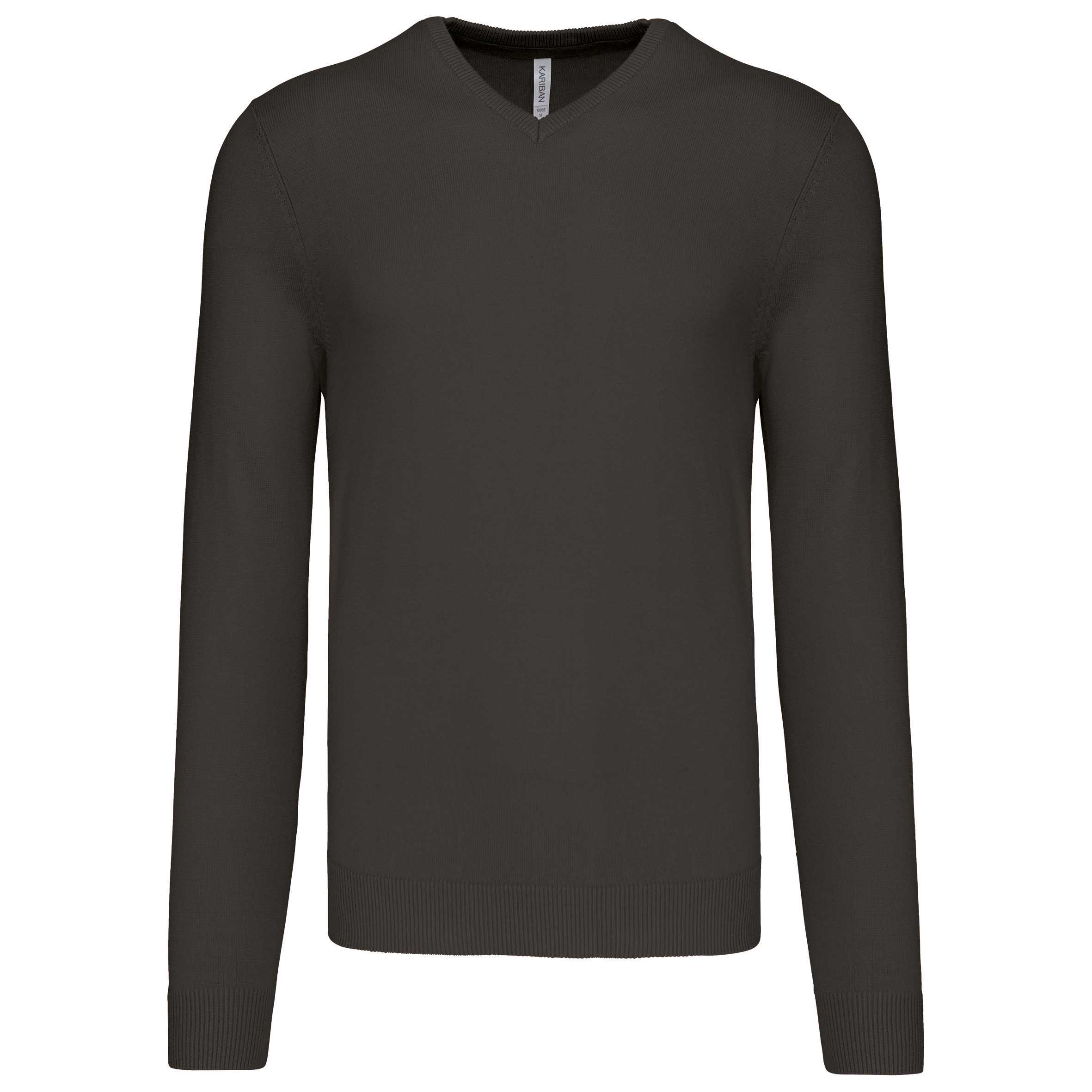 Jersey cuello de pico hombre Dark Grey