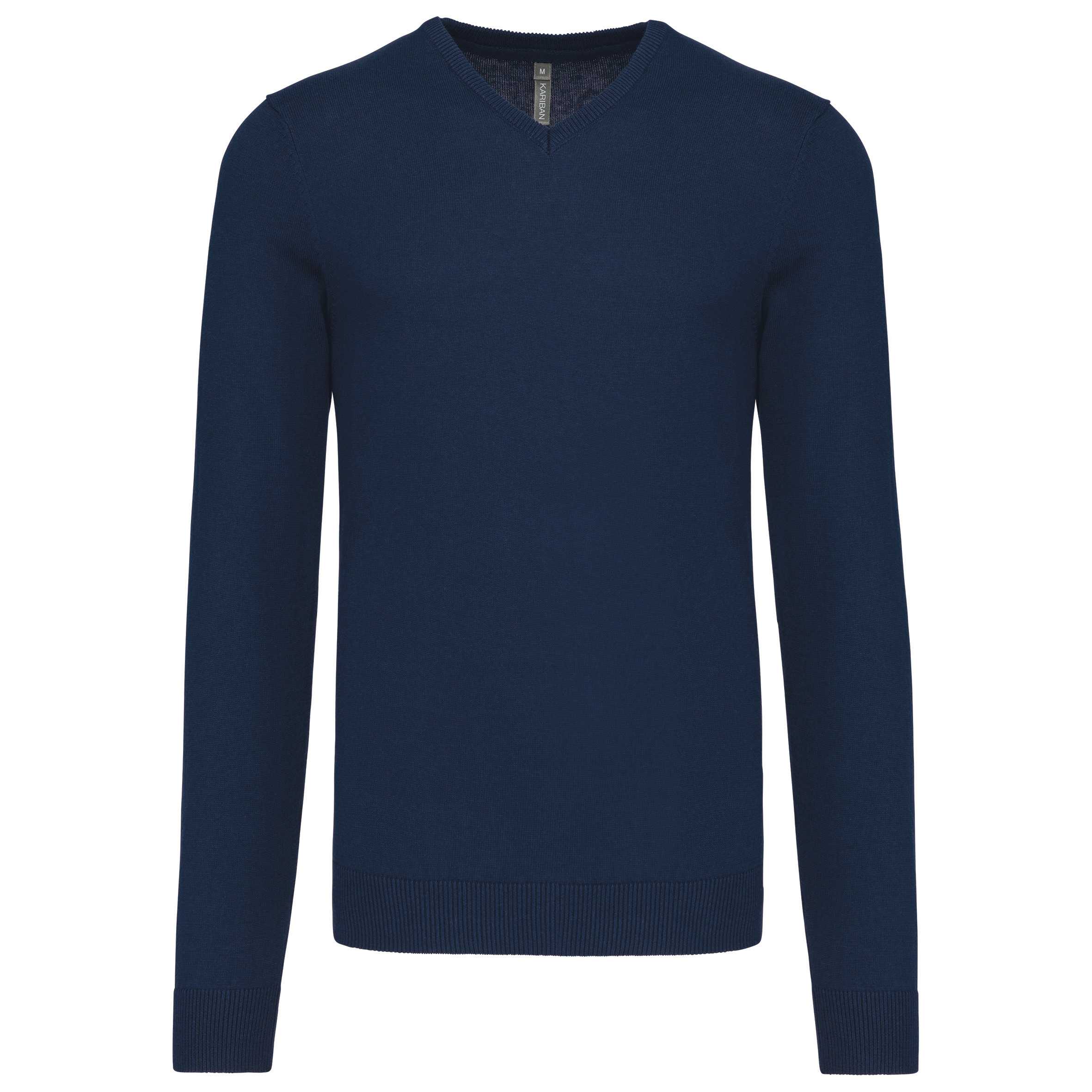 Jersey cuello de pico hombre Navy
