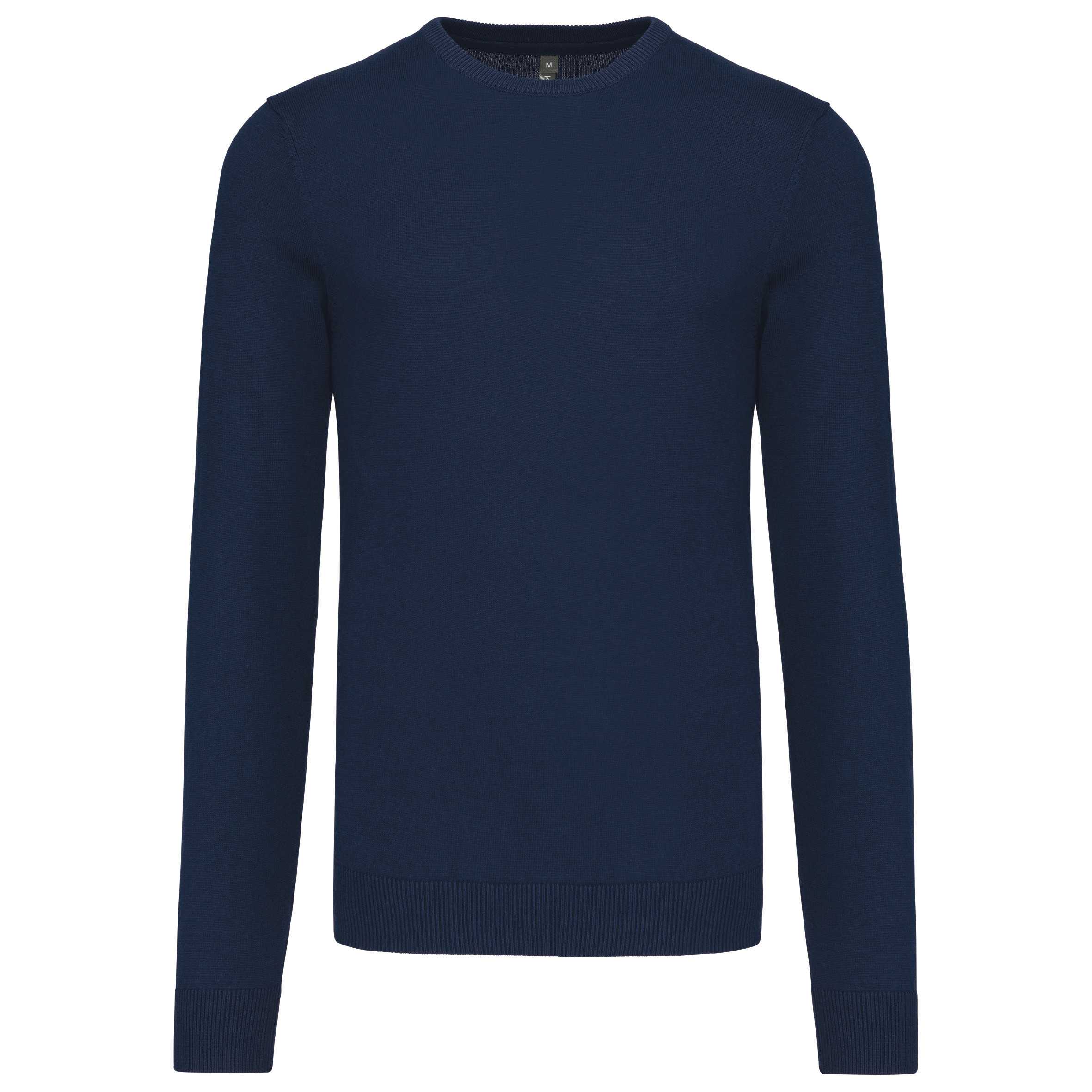 Jersey cuello redondo manga larga hombre Navy