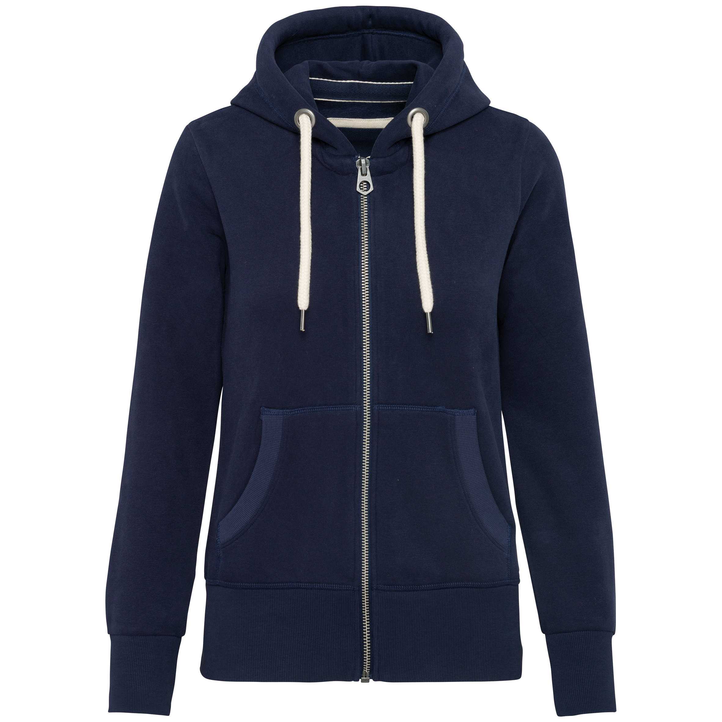 Sudadera vintage - cremallera y capucha mujer Vintage Navy