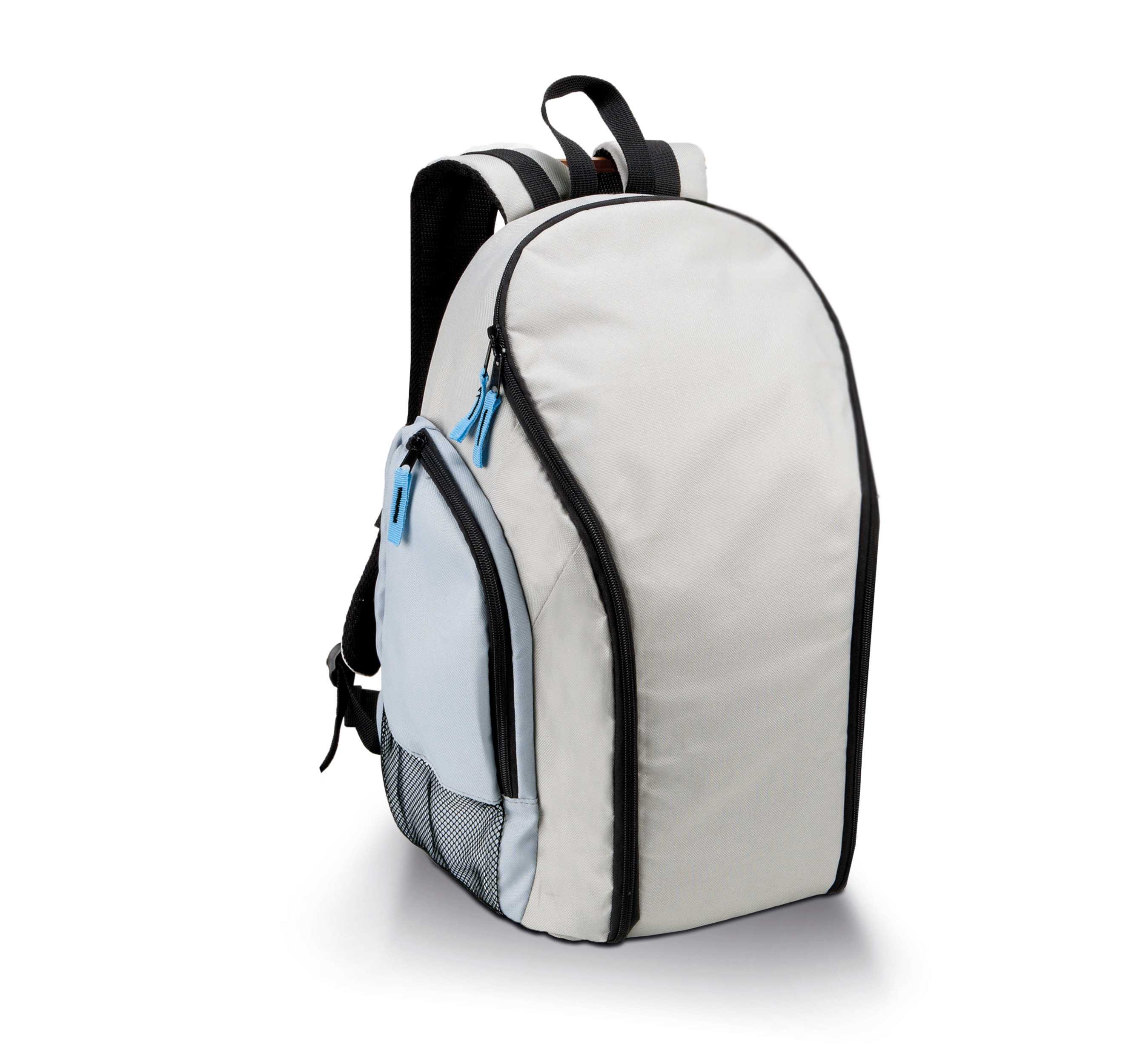 Mochila nevera Light Grey / Sky Blue