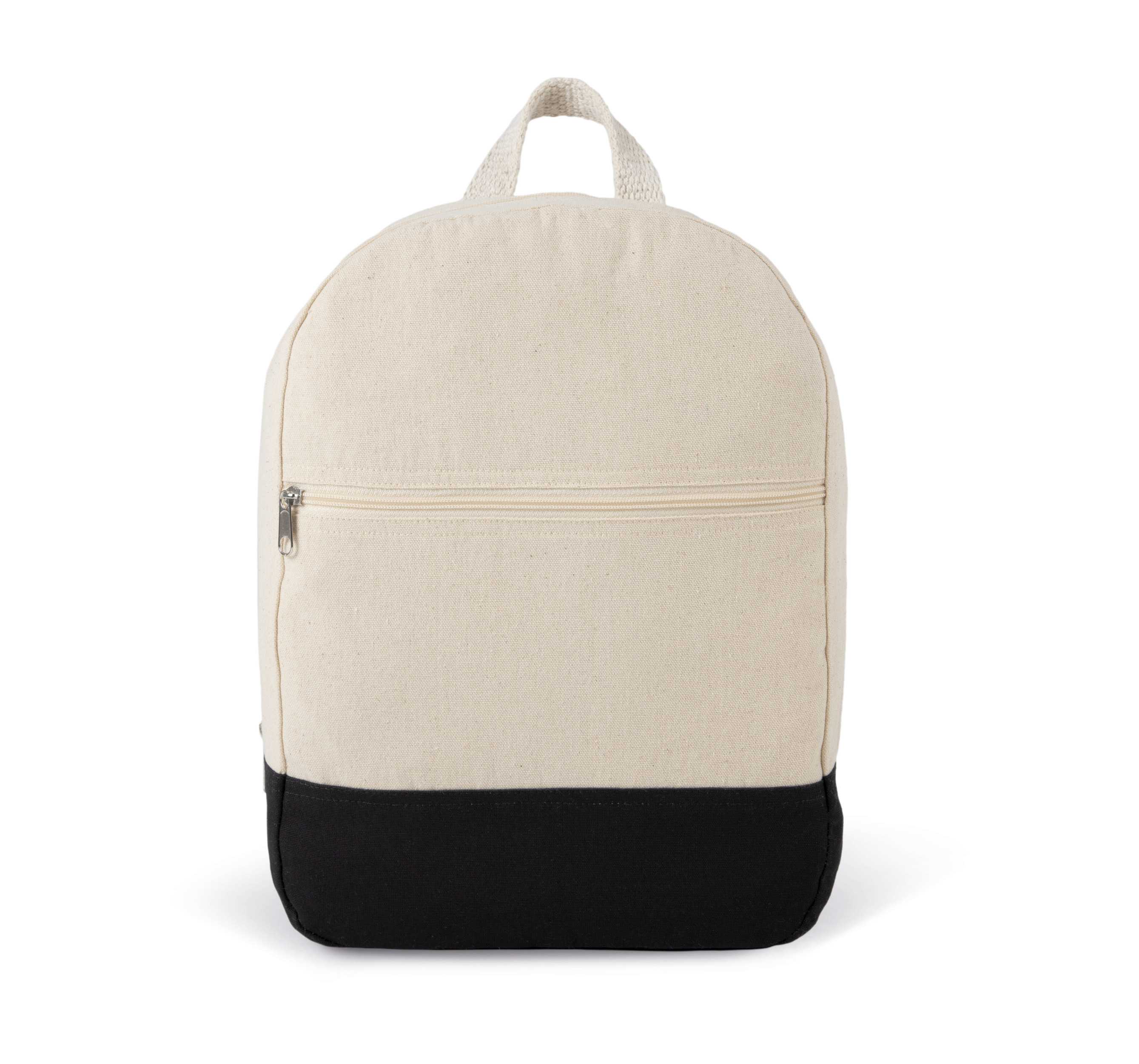 Mochila básica de algodón Natural / Black