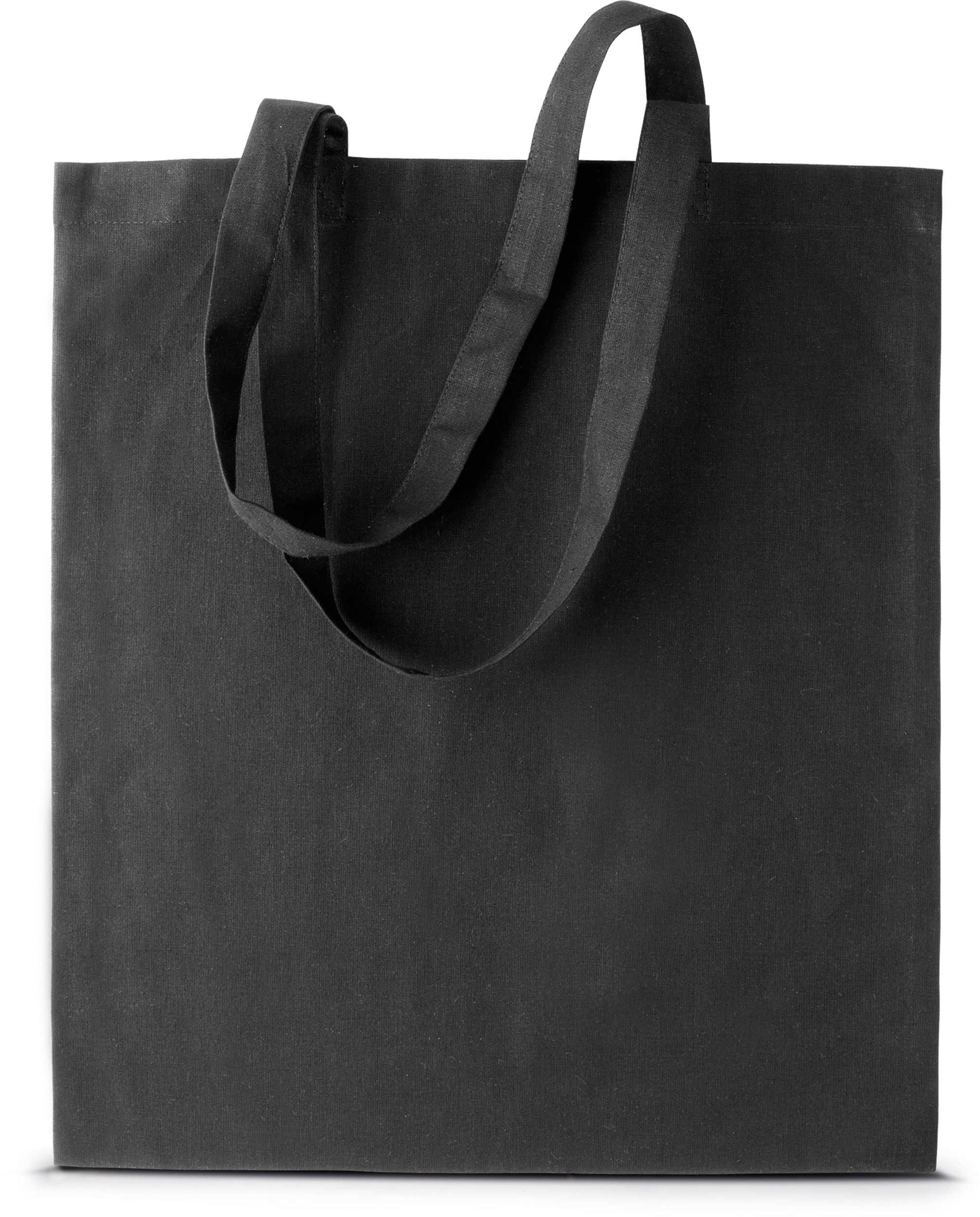 Bolsa shopper con asas largas Black