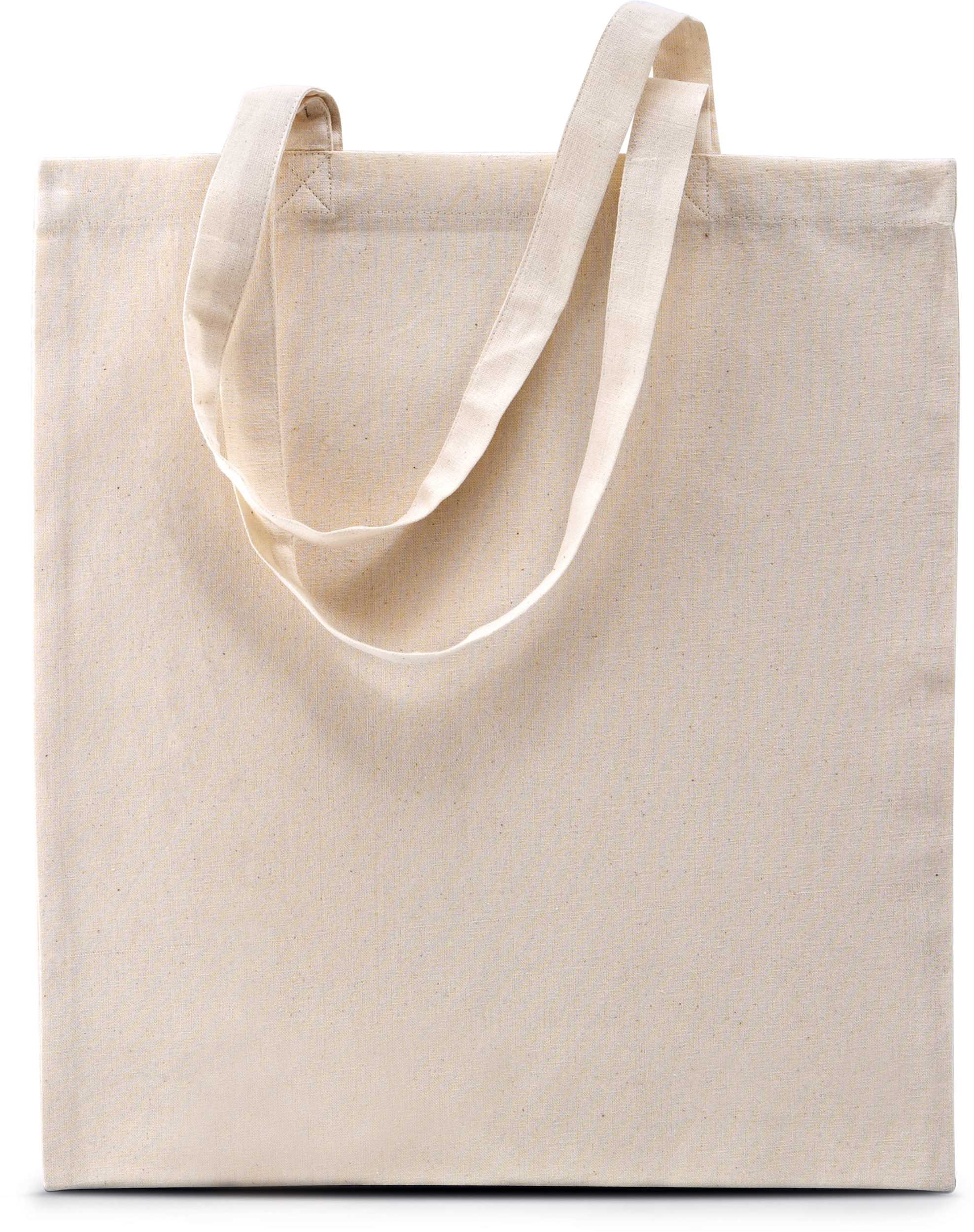Bolsa shopper con asas largas Natural