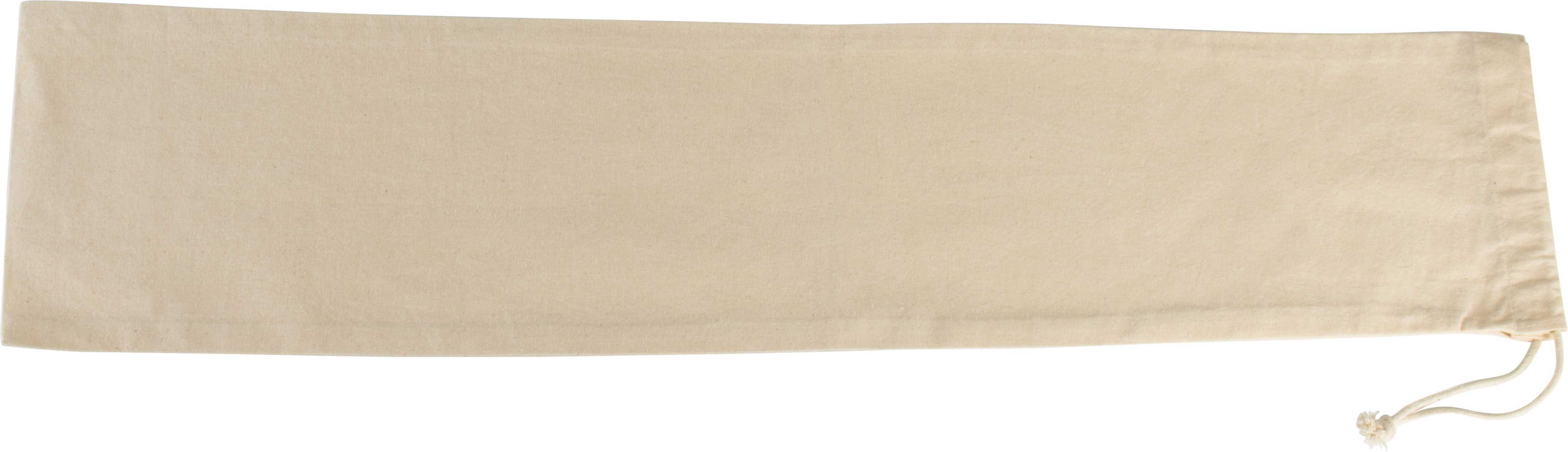 Bolsa para la baguette de algodón orgánico Natural