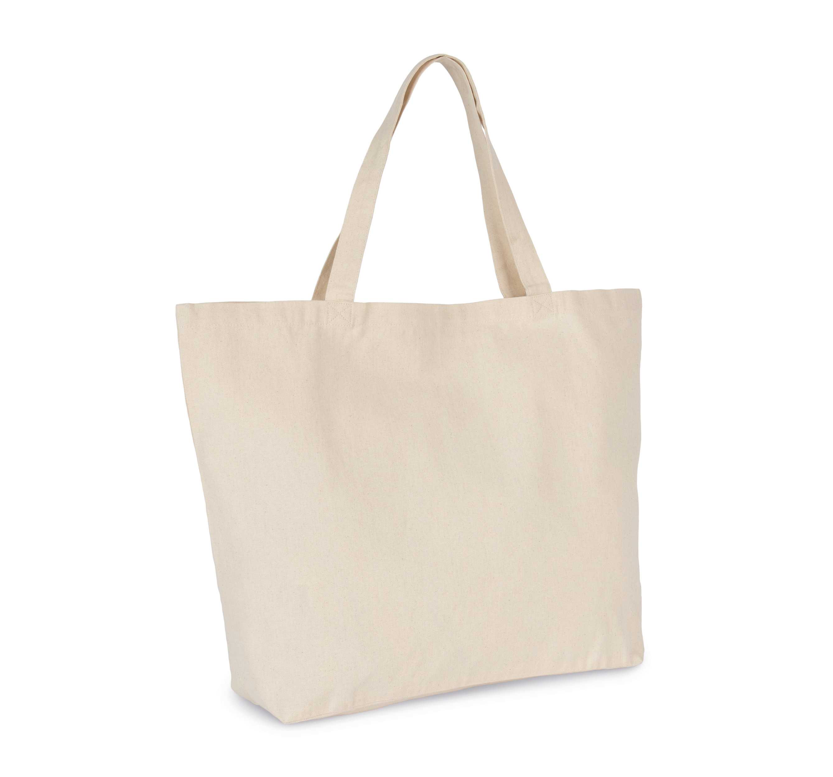 Bolsa de compras extragrande de algodón Natural