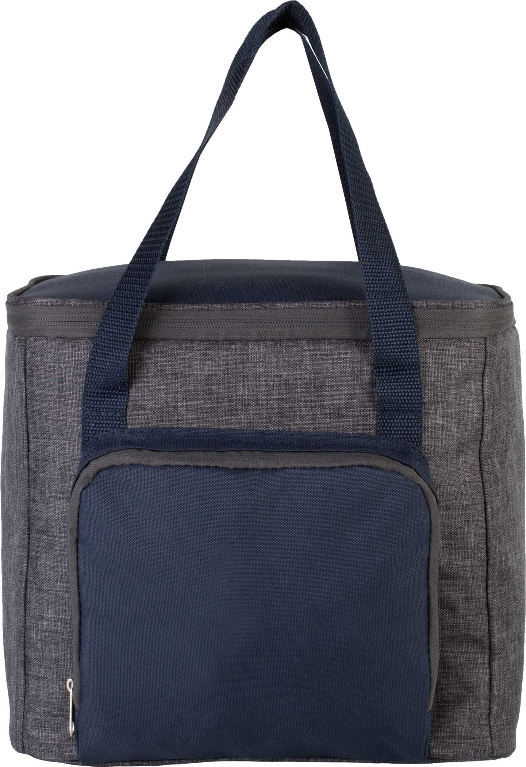 Bolsa isotérmica con bolsillo con cremallera Dark Grey Heather / Navy