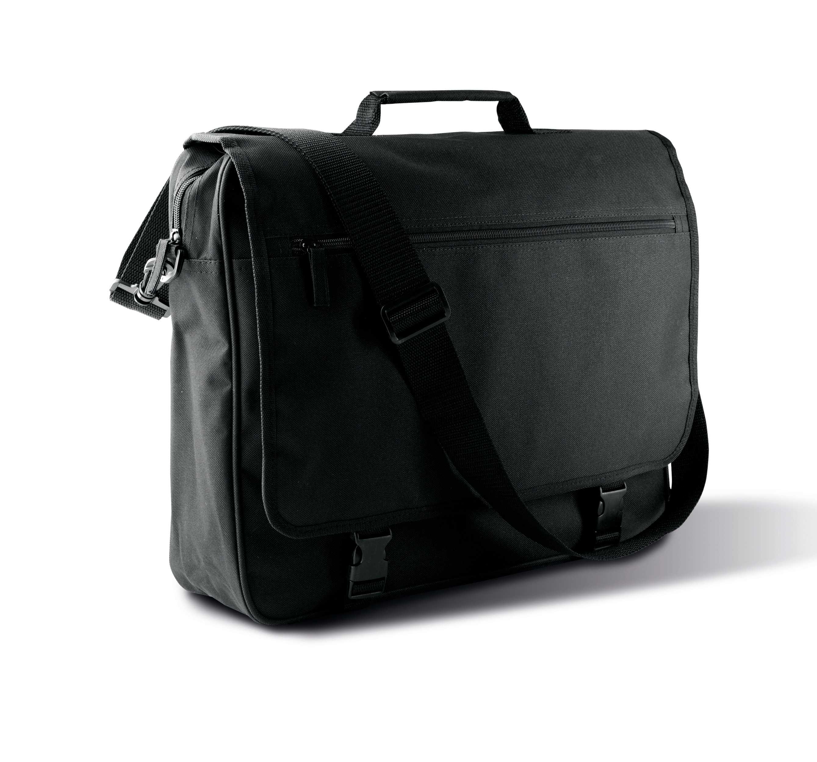 Bolsa porta documentos con solapa Black
