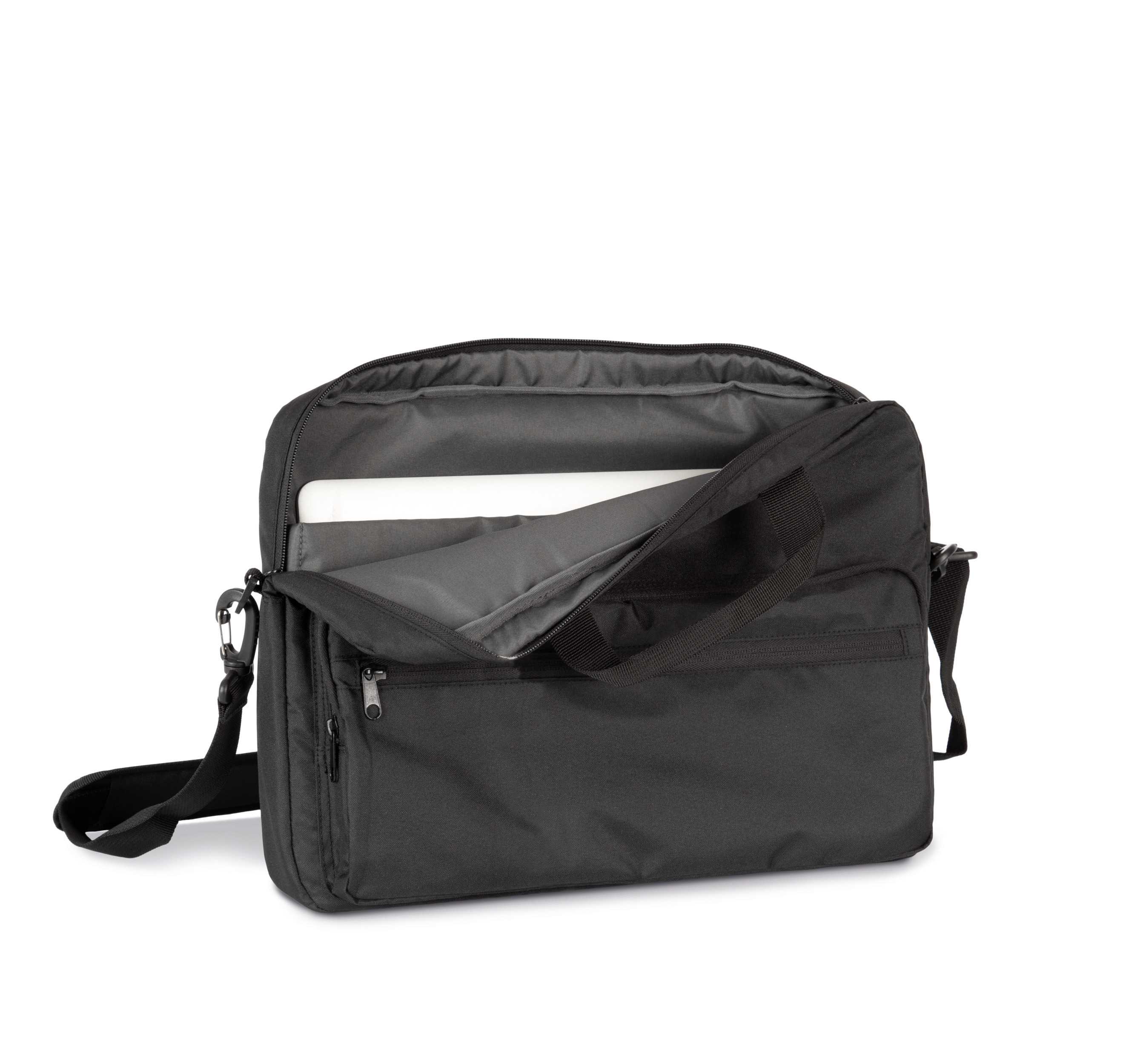 Bolsa de trabajo para ordenador reciclado Black