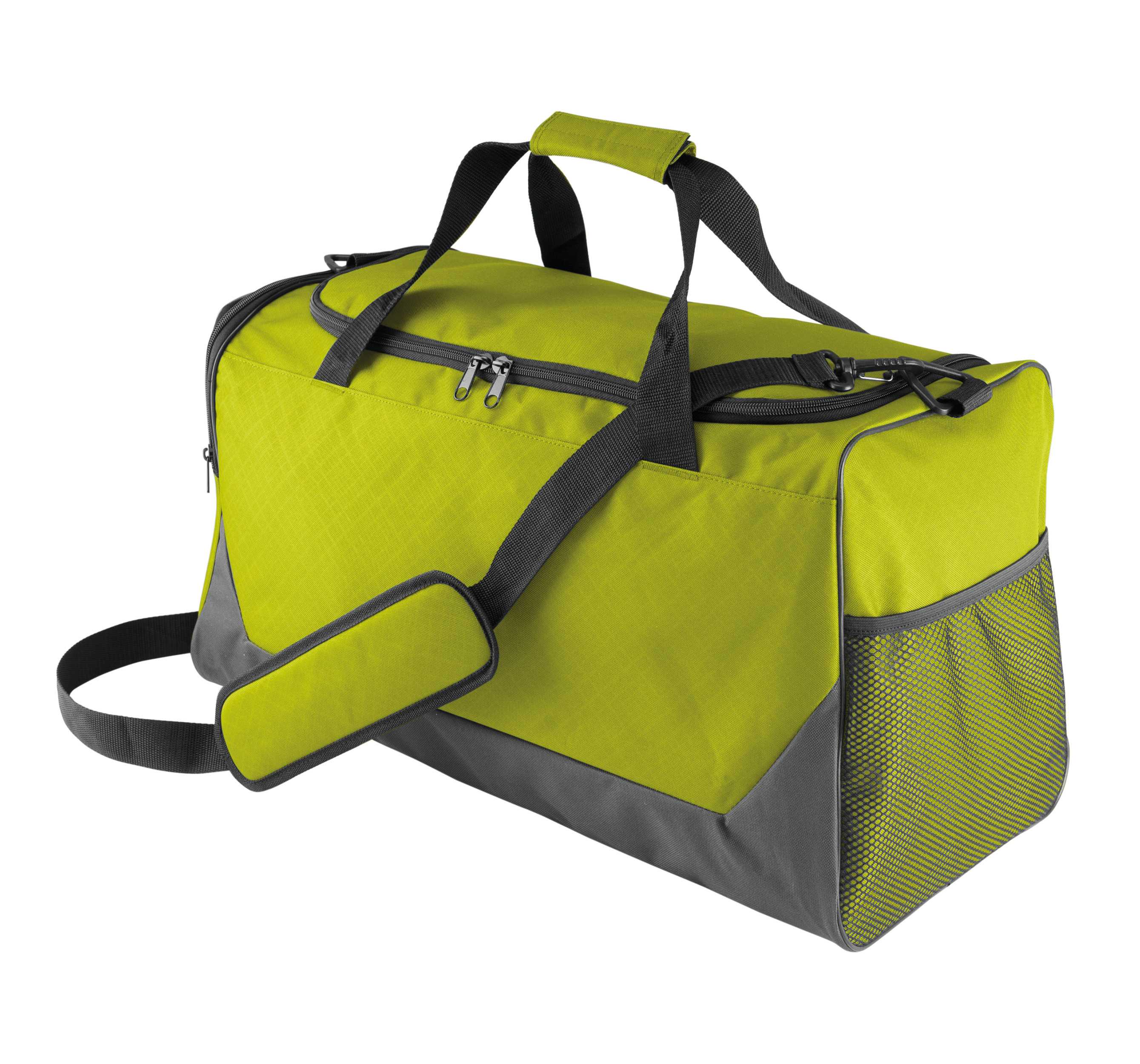 Bolsa de deporte Dark Grey / Burnt Lime