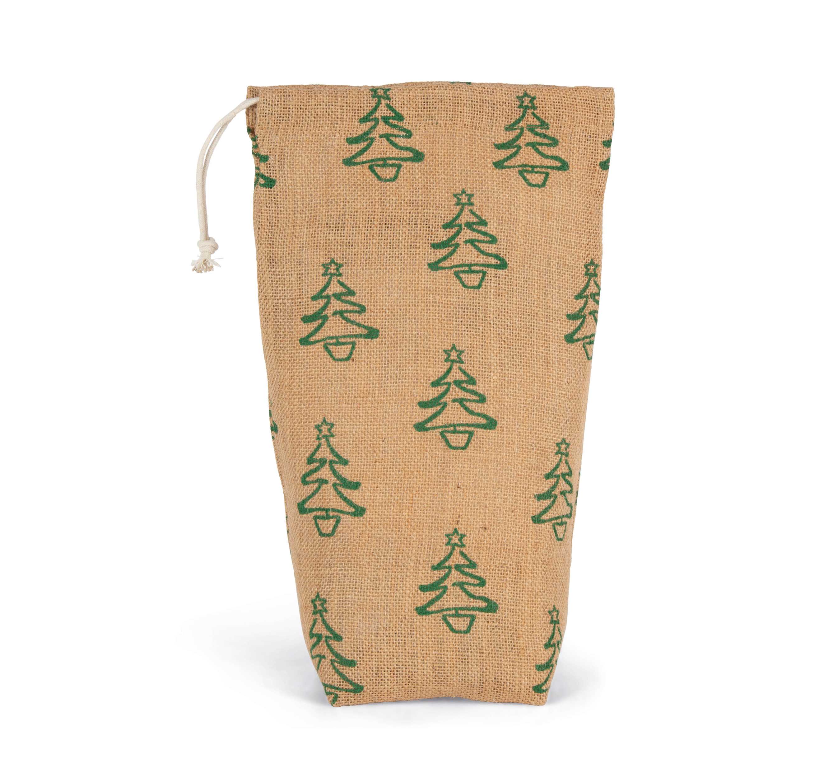 Portabotellas con motivos navideños Natural / Dark Green