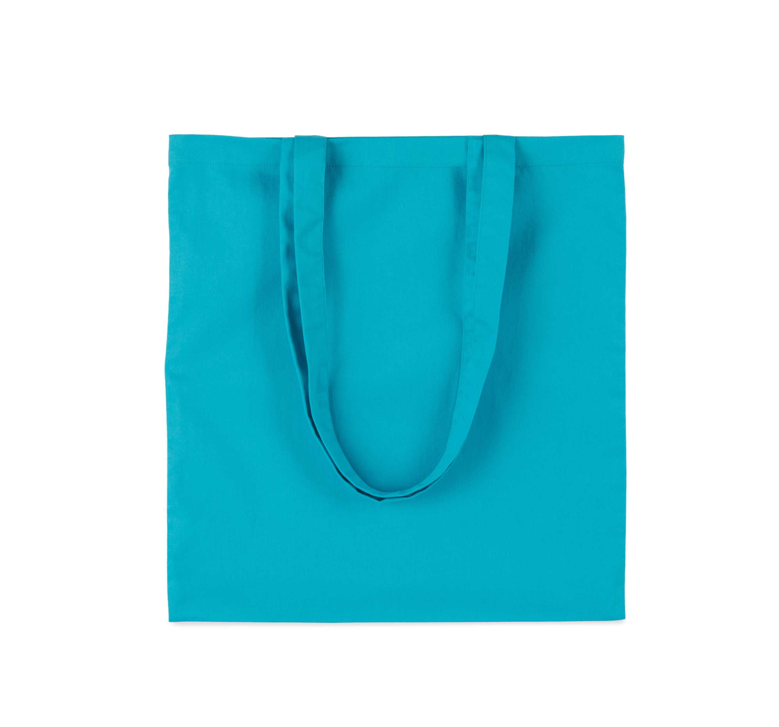 Bolsa shopper de polialgodón Turquoise