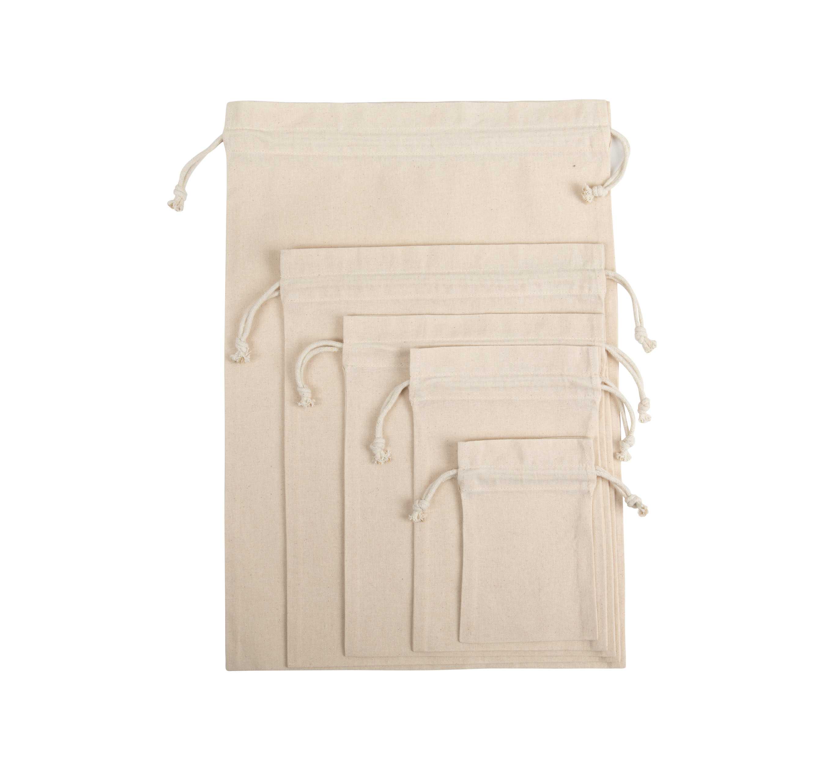 Bolsa de cordones corredizos Natural