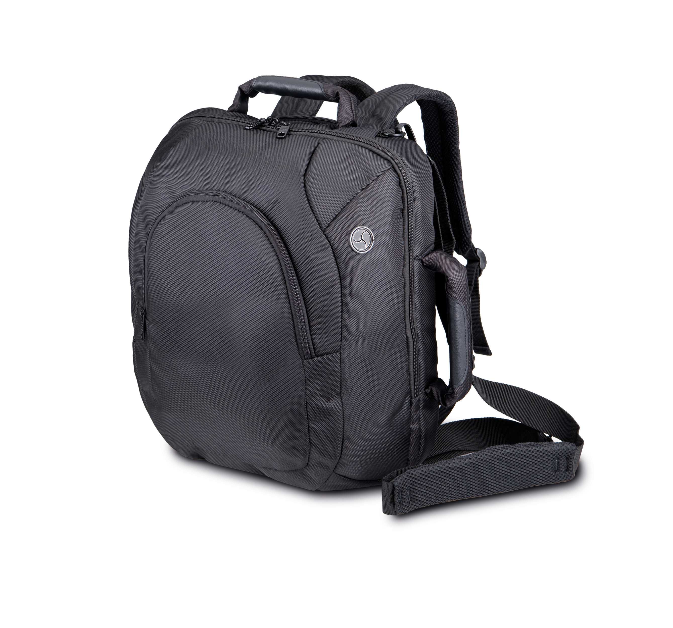 Bolsa para portátil convertible en mochila Black