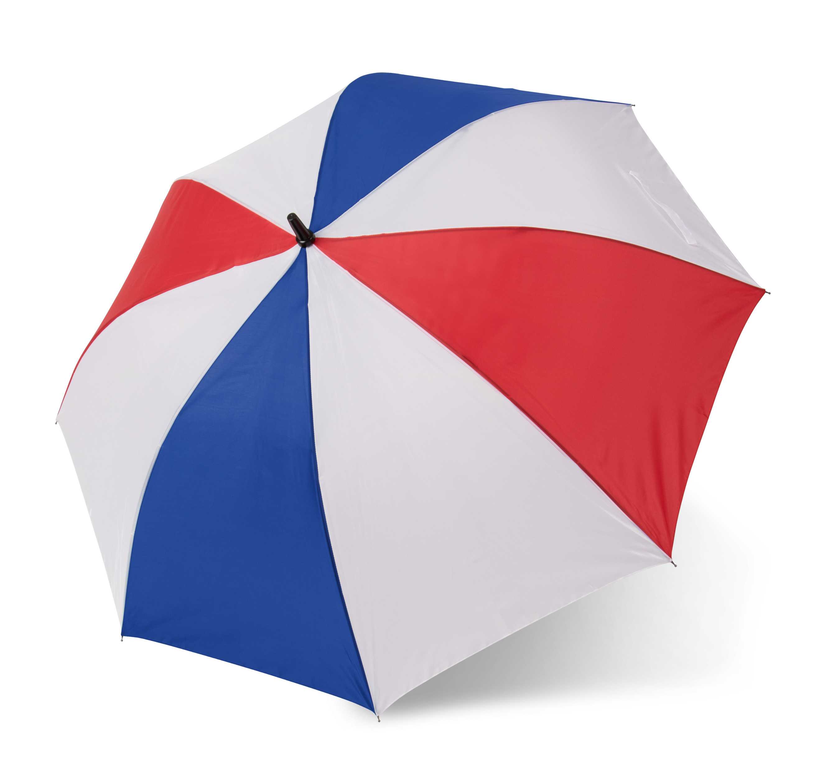 Paraguas de golf grande Reflex blue/White/French red