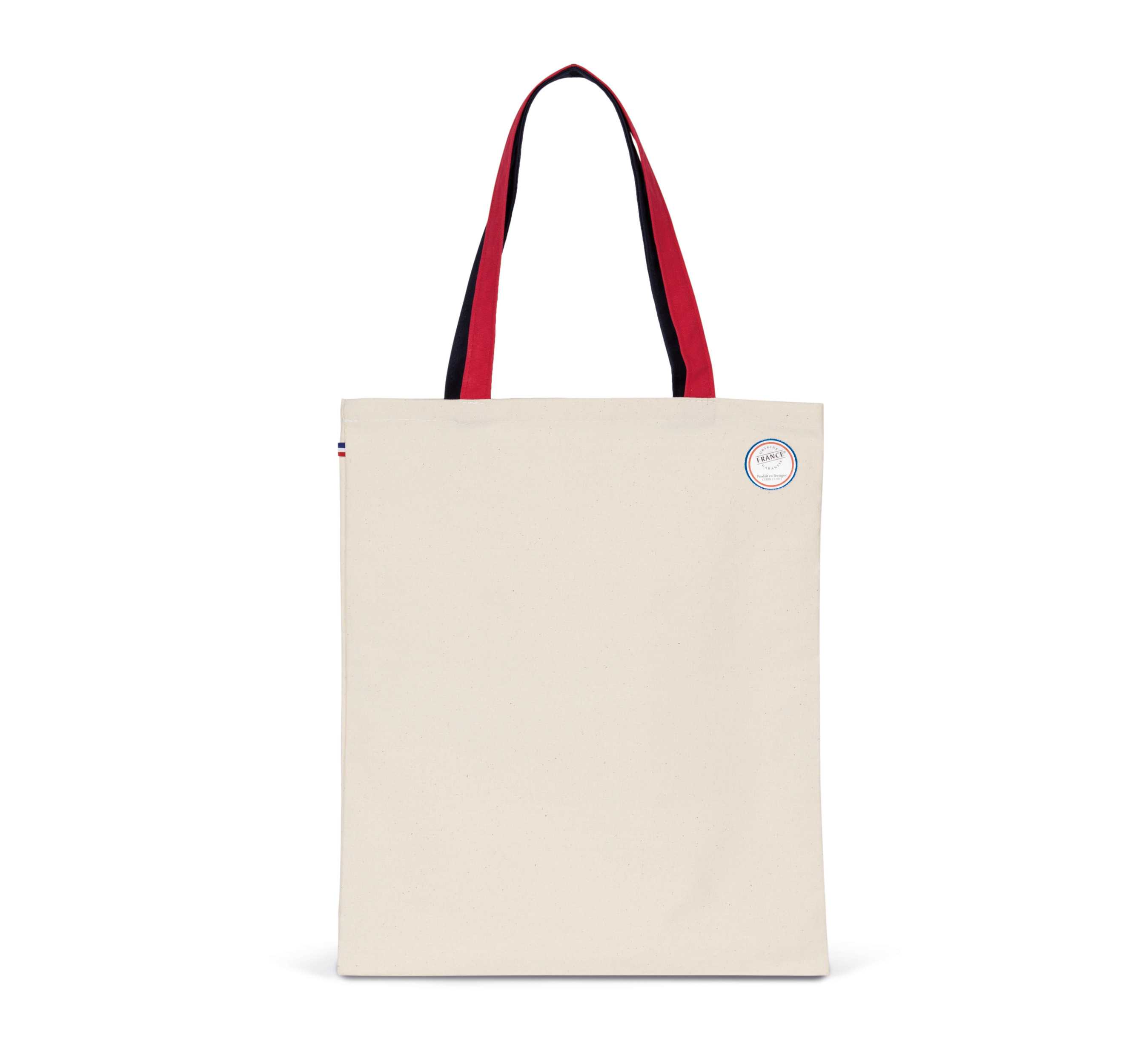 Bolsa de compras tricolor Natural