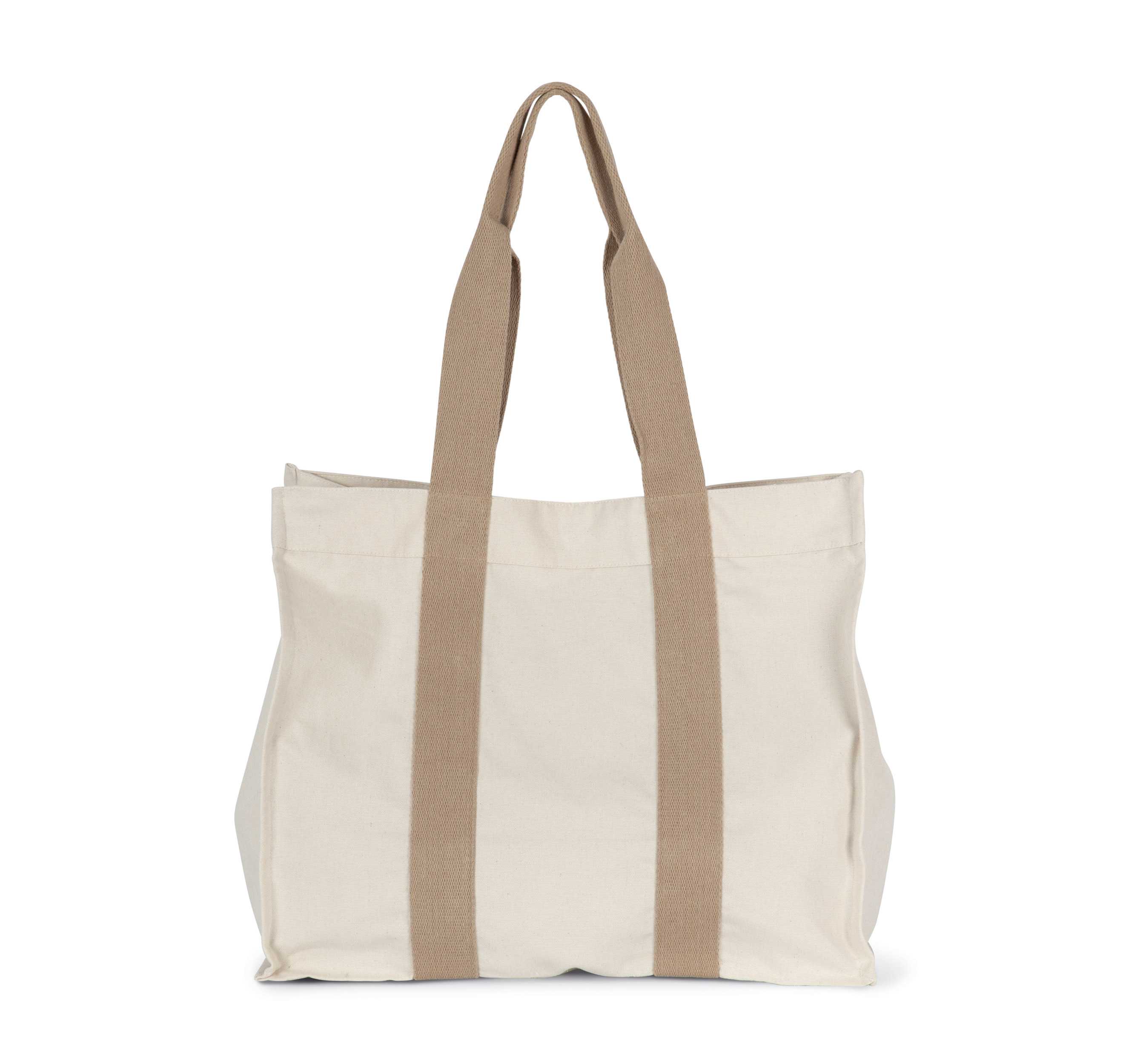 Bolsa de compras reciclada grande con fuelle Ecume / Hemp