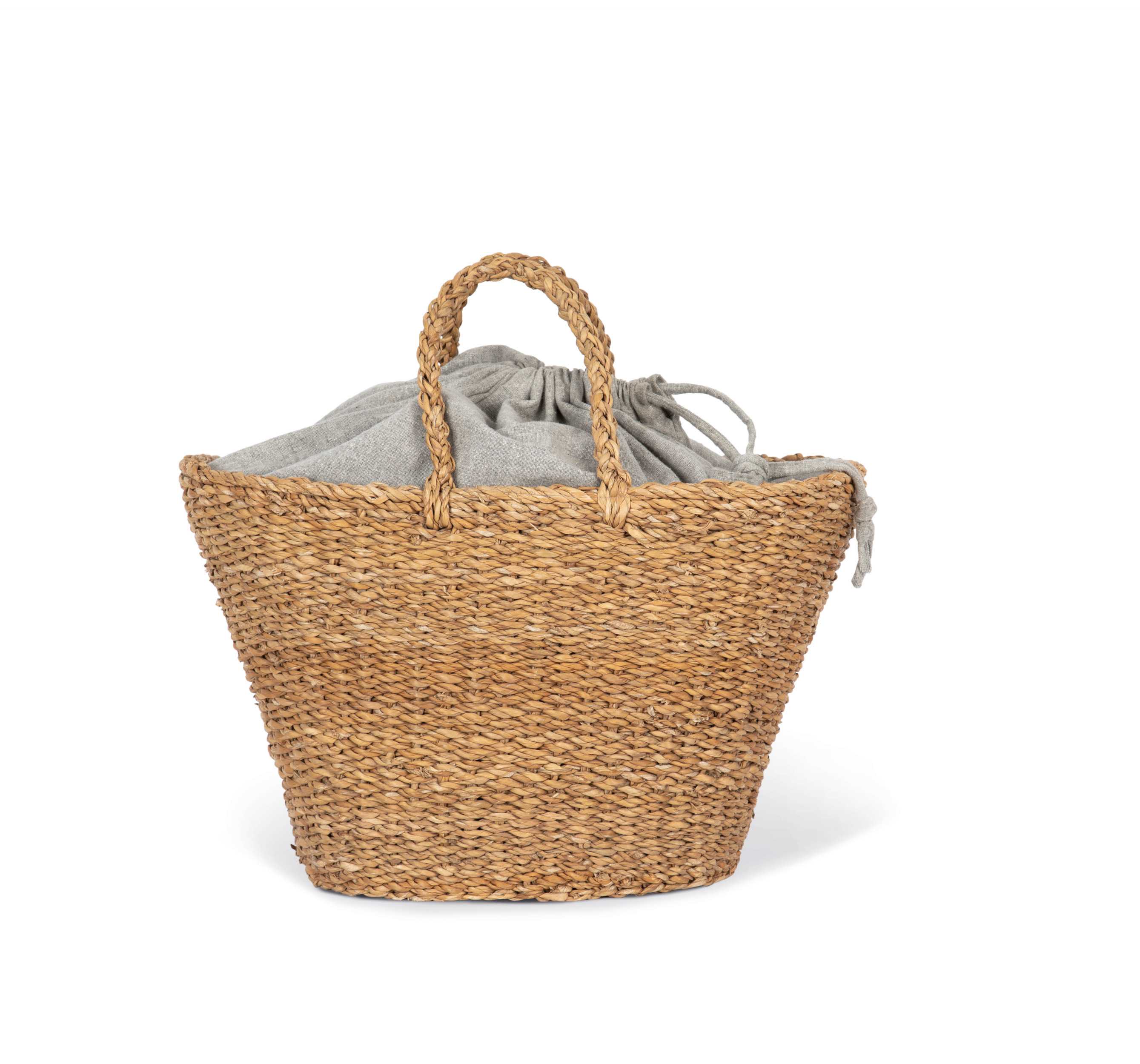 Cesta trenzada a mano Seagrass