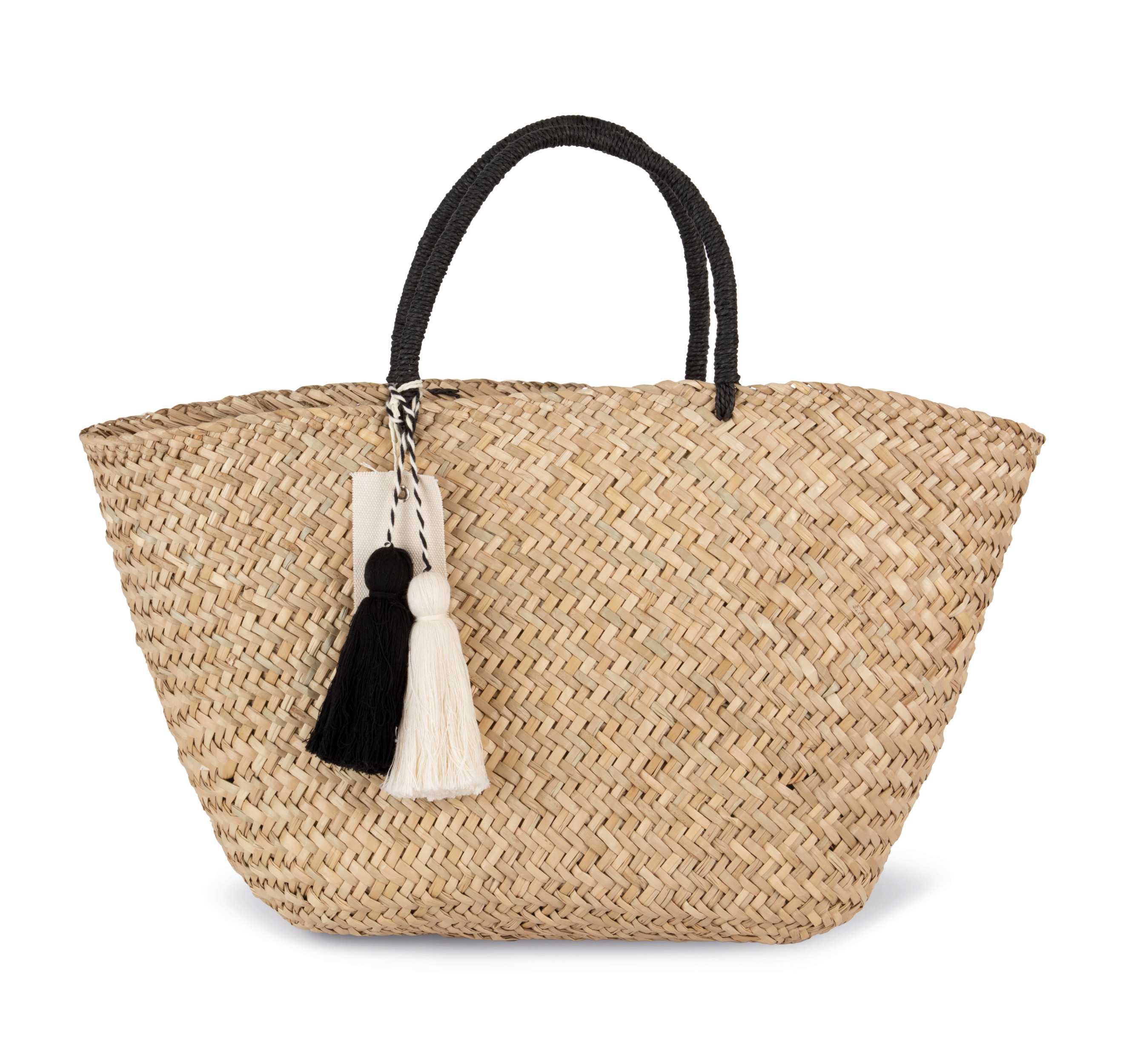 Cesta de la compra de paja Straw