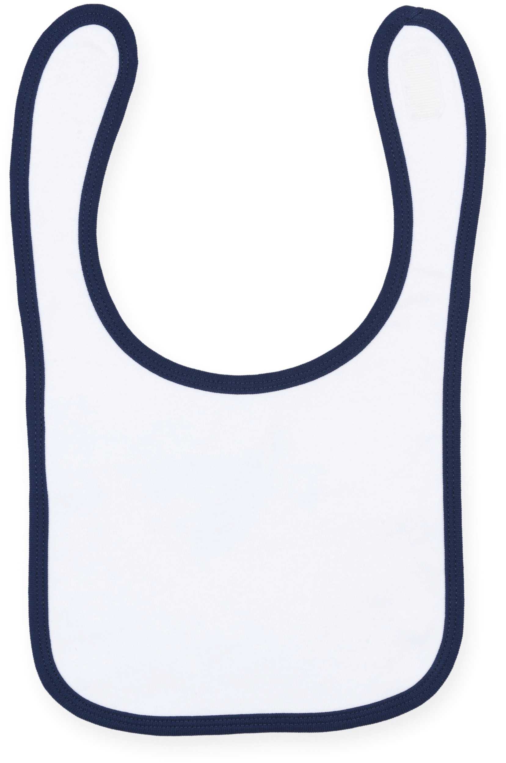 Babero White / Navy