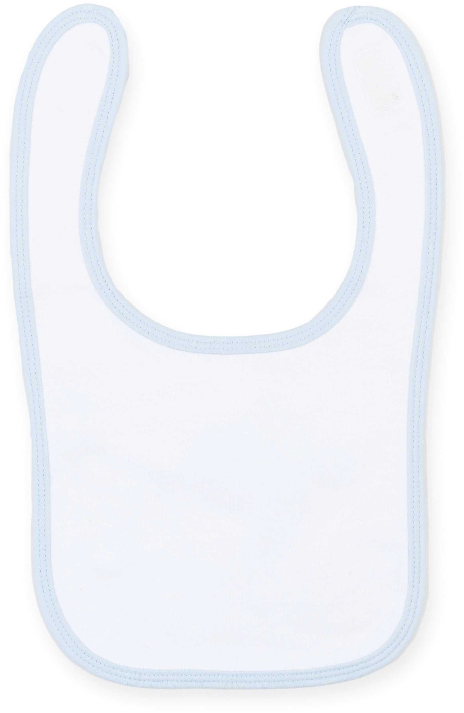 Babero White / Pale Blue