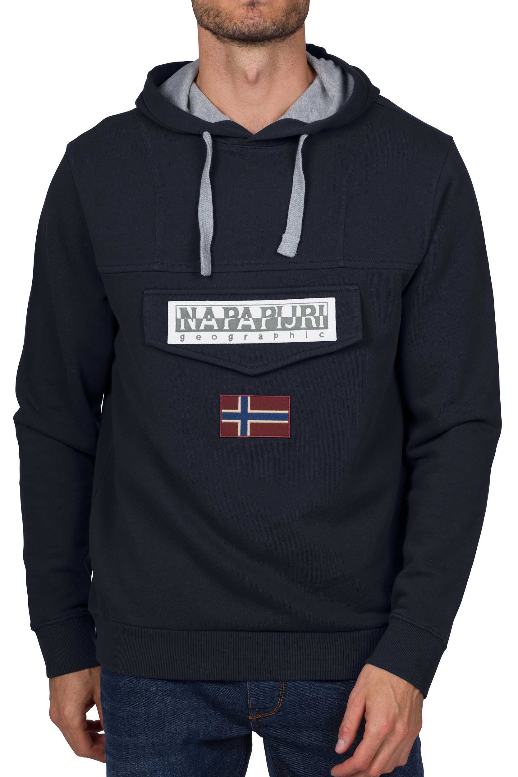 Sudadera capucha Burgee Sum 3 Blu marine
